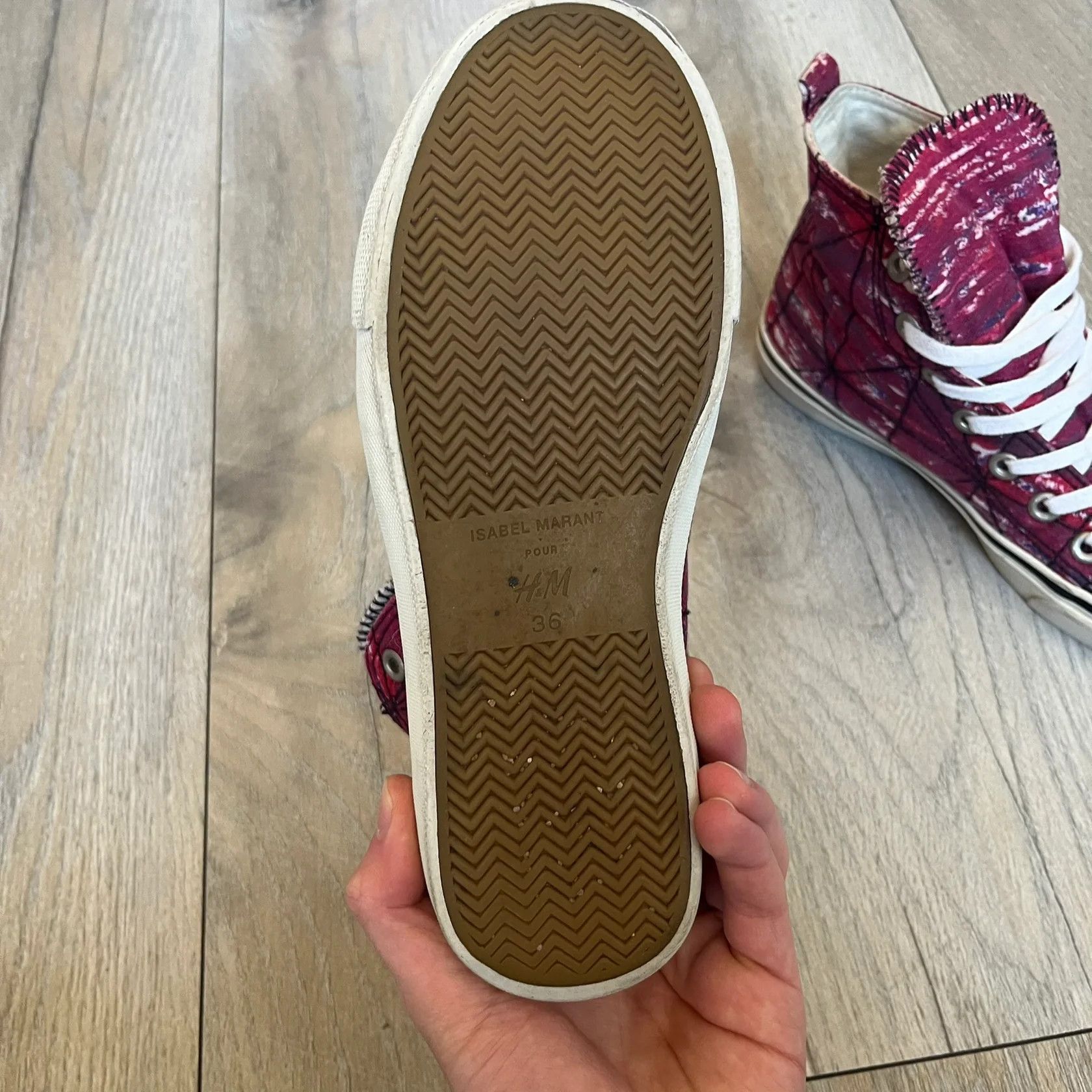 H&M × Isabel Marant H&M x Isabel Marant 2013 High Top Sneakers 36 eu Size US 4 / IT 34 - 6 Thumbnail