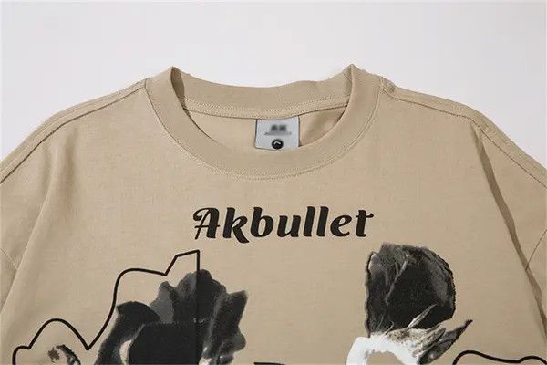 Japanese Brand Rina Khaki Rose Print Vintage Casual T-shirt for Men Size US L / EU 52-54 / 3 - 3 Thumbnail