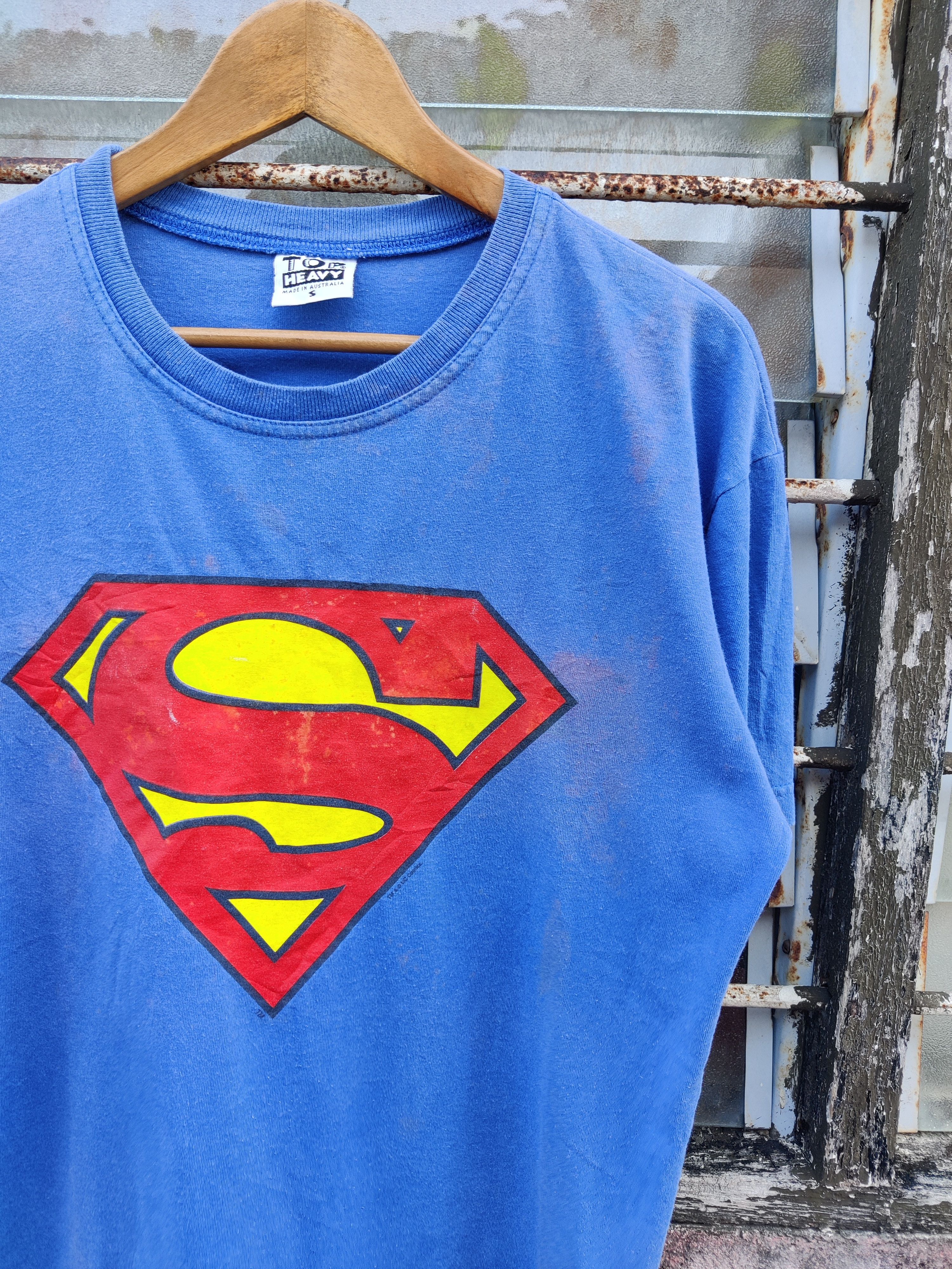 DC Comics Vintage Superman Logo Top Heavy Superheroes DC Comics Shirt Size US S / EU 44-46 / 1 - 2 Thumbnail