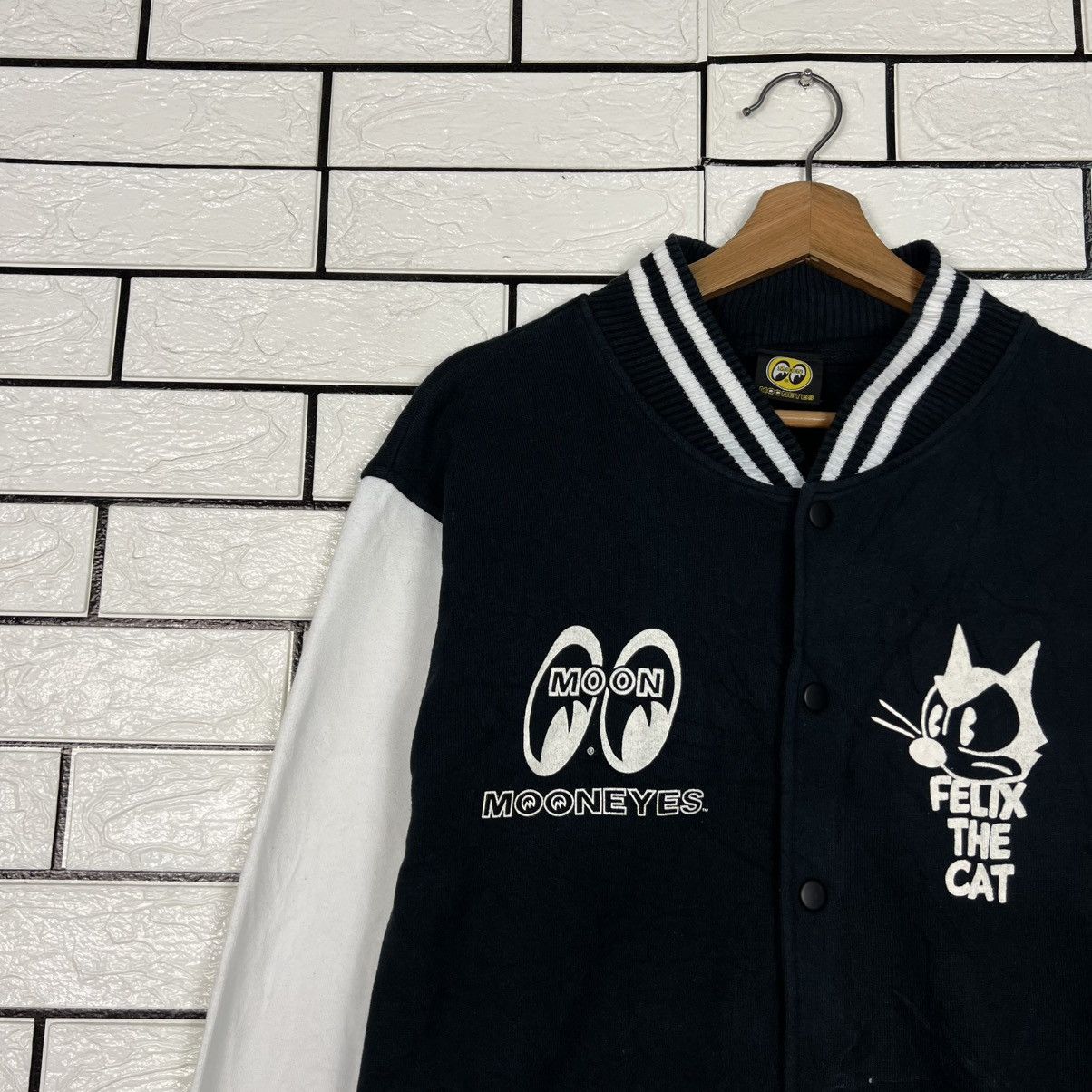 Felix MOONEYES Felix The Cat Big Logo Varsity Jacket #4286-C195 Size US M / EU 48-50 / 2 - 5 Thumbnail