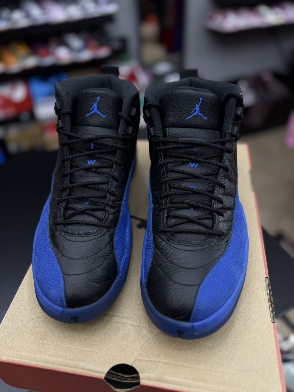 Jordan Brand × Nike Jordan 12 Blueberry Royal Blue Size 11.5 2019 Size US 11.5 / EU 44-45 - 10 Thumbnail