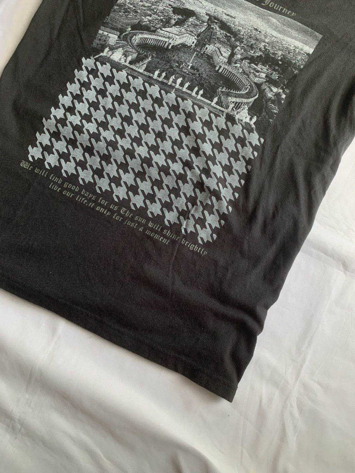 Japanese Brand Japanese Y2K Plus One Poem TEE SHIRT Size US XL / EU 56 / 4 - 2 Thumbnail
