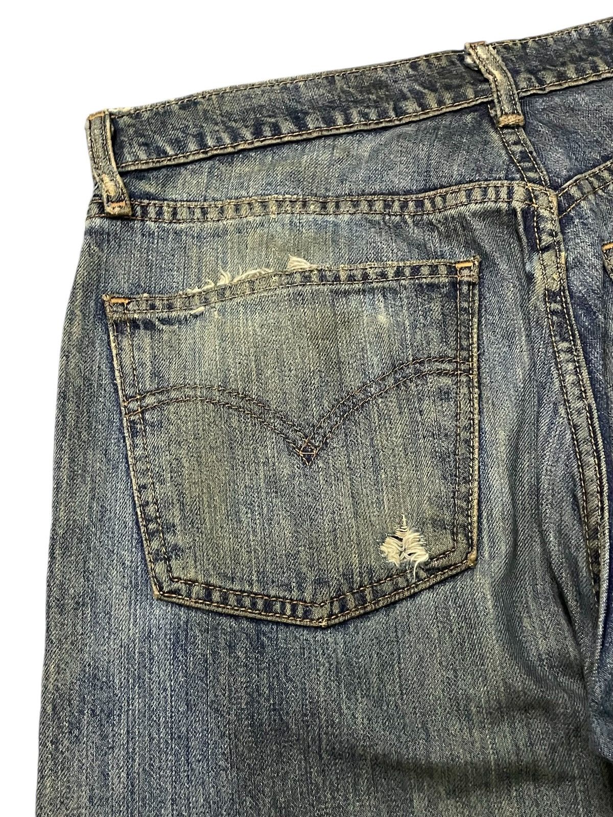 Levi's × Vintage Vintage Levis 612 Orange Tab Distressed Loose Jeans Size US 31 - 13 Thumbnail