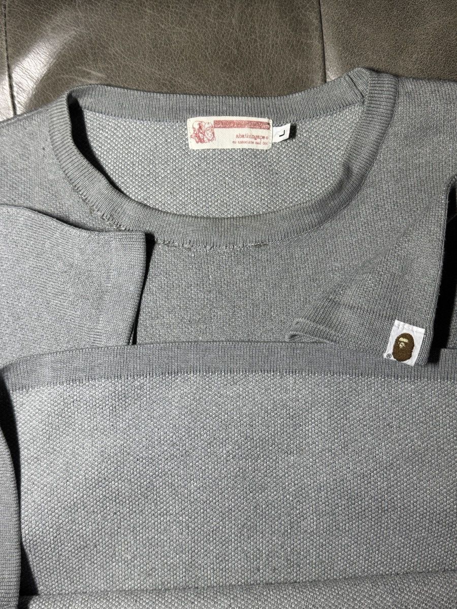 Bape a bathing ape early 00s short sleeve knit Size US L / EU 52-54 / 3 - 3 Thumbnail