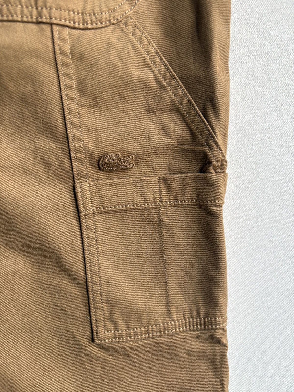 Lacoste Streetwear Hype Lacoste Baggy 34x34 Carpenter Pants Size US 34 / EU 50 - 8 Thumbnail