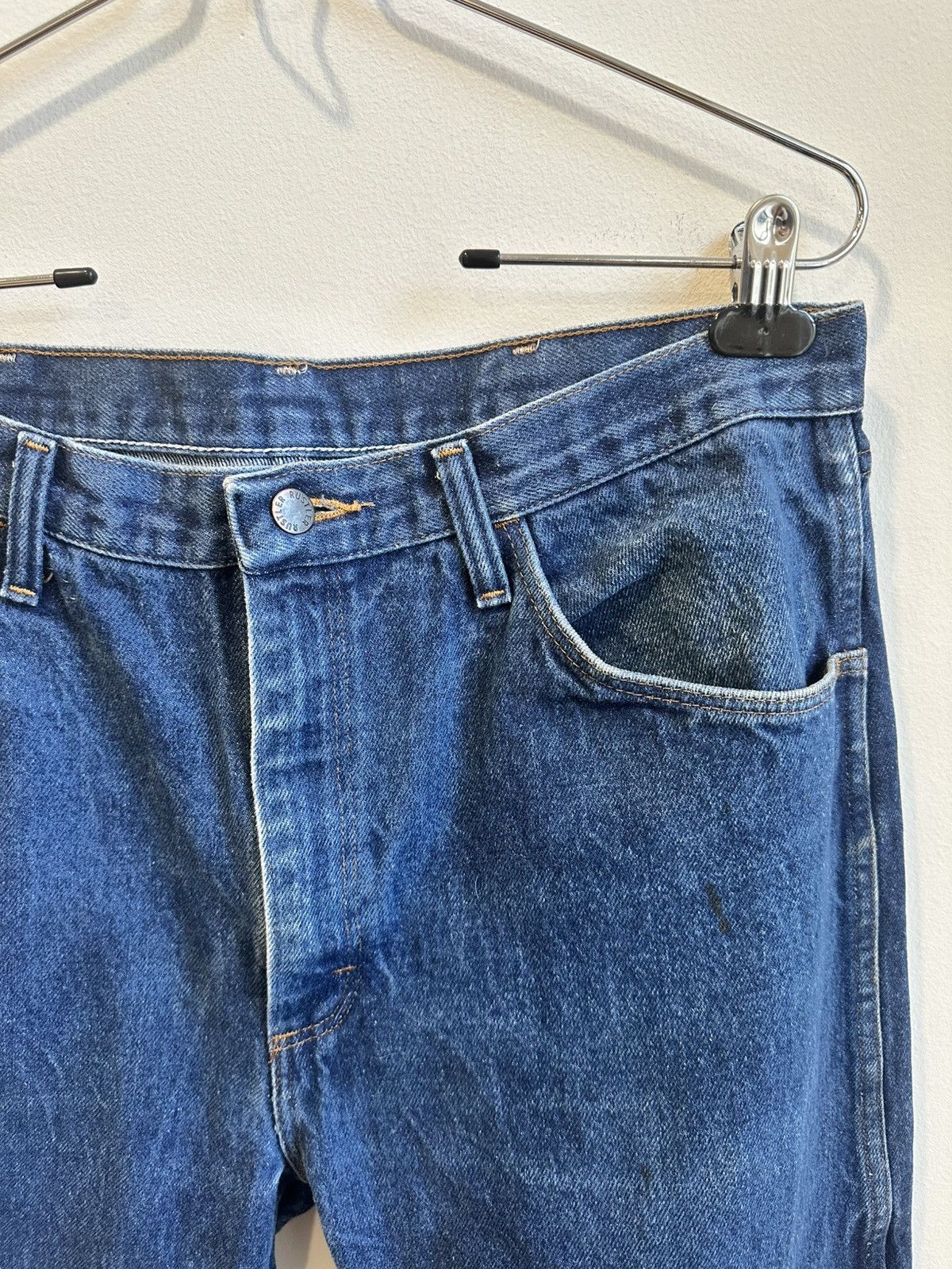 Rustler VINTAGE 90s RUSTLER DENIM JEANS Size US 35 - 3 Thumbnail