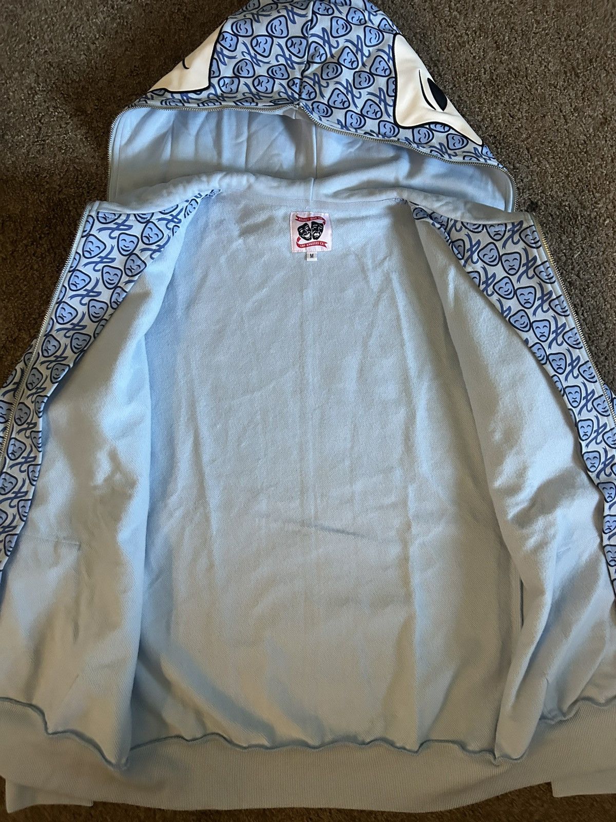 Asaali Baby blue laugh now cry later all over print Size US M / EU 48-50 / 2 - 7 Thumbnail
