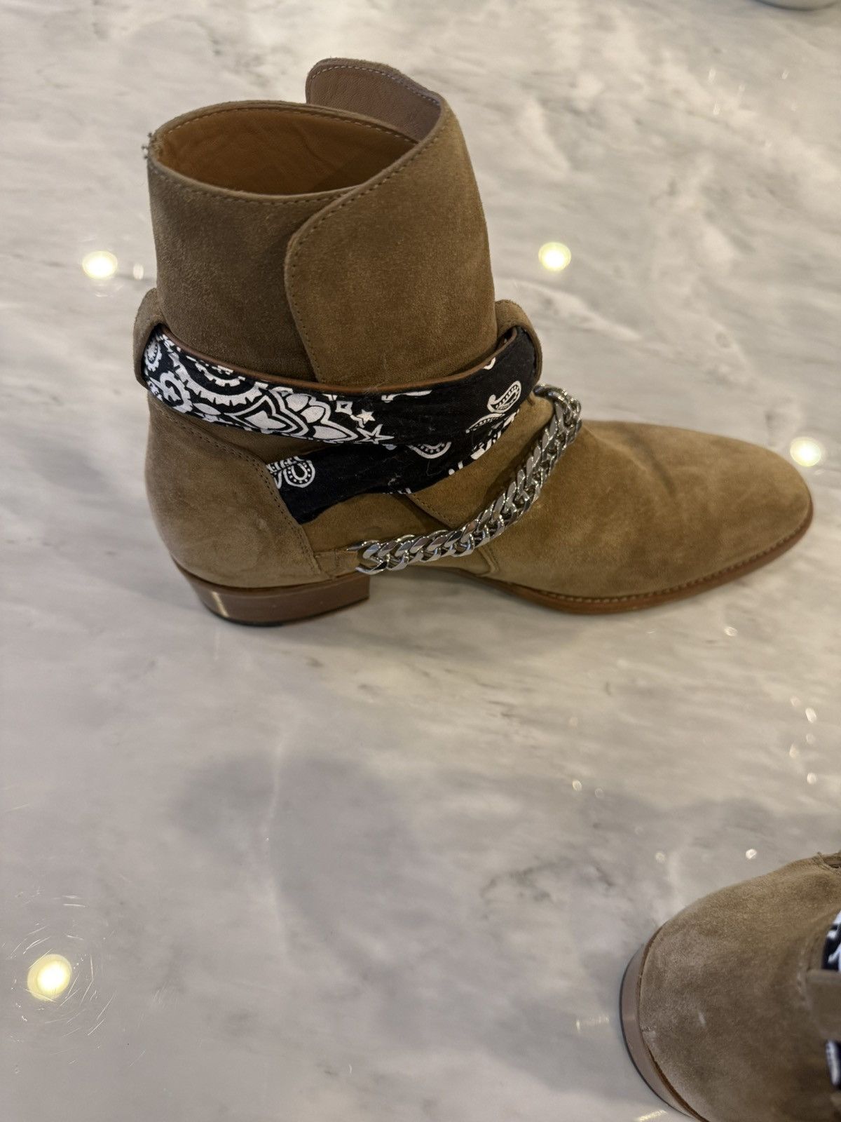 Amiri Amiri Bandana Boots Size US 11.5 / EU 44-45 - 7 Thumbnail