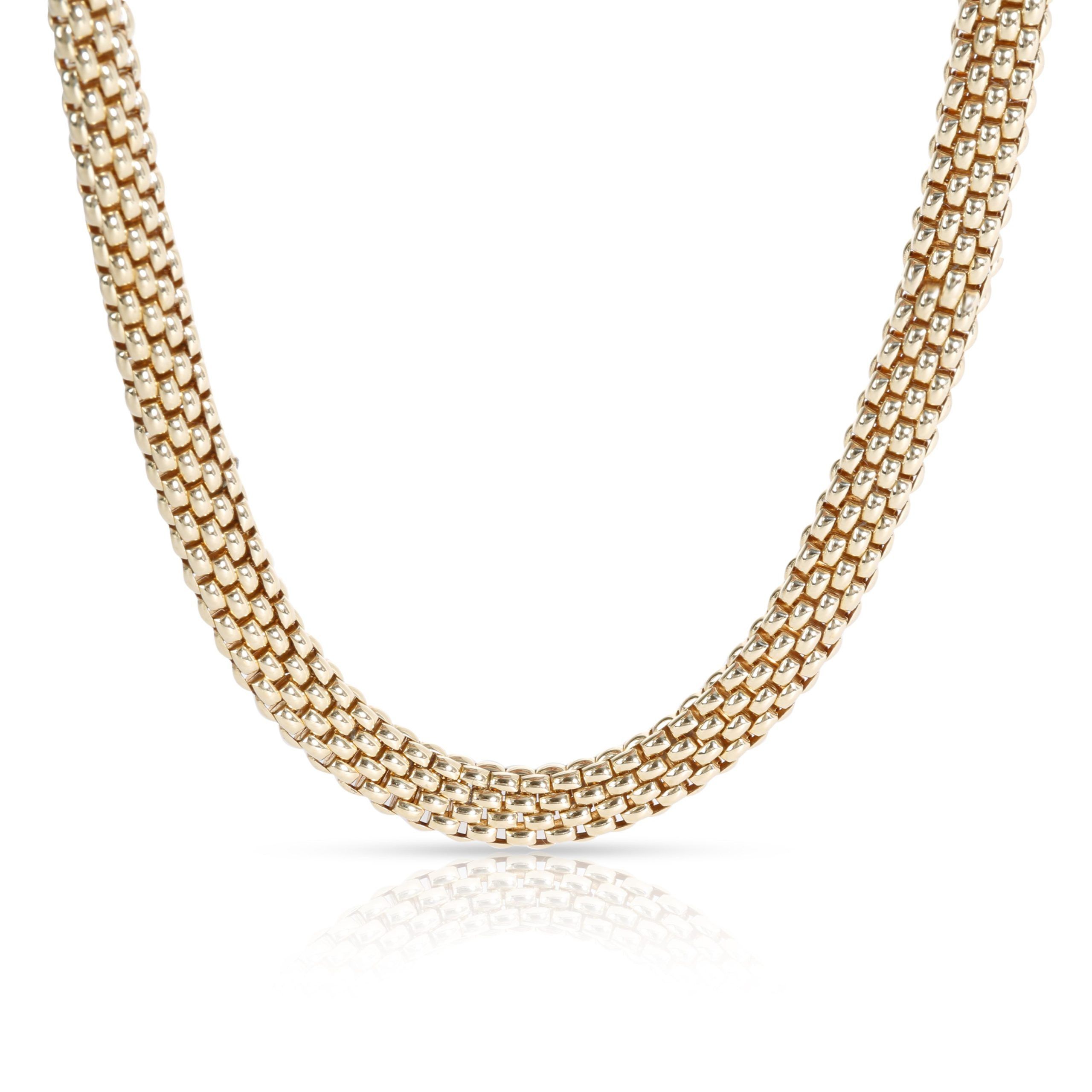 image of Tiffany Co Fope Love Nest Necklace In 18Kt Yellow Gold, Women's