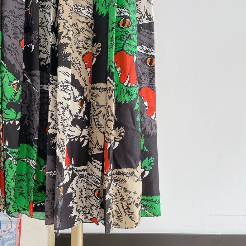 Gucci Gucci Mulberry silk print dress 2504-Nextarrow Size XS / US 0-2 / IT 36-38 - 5 Thumbnail