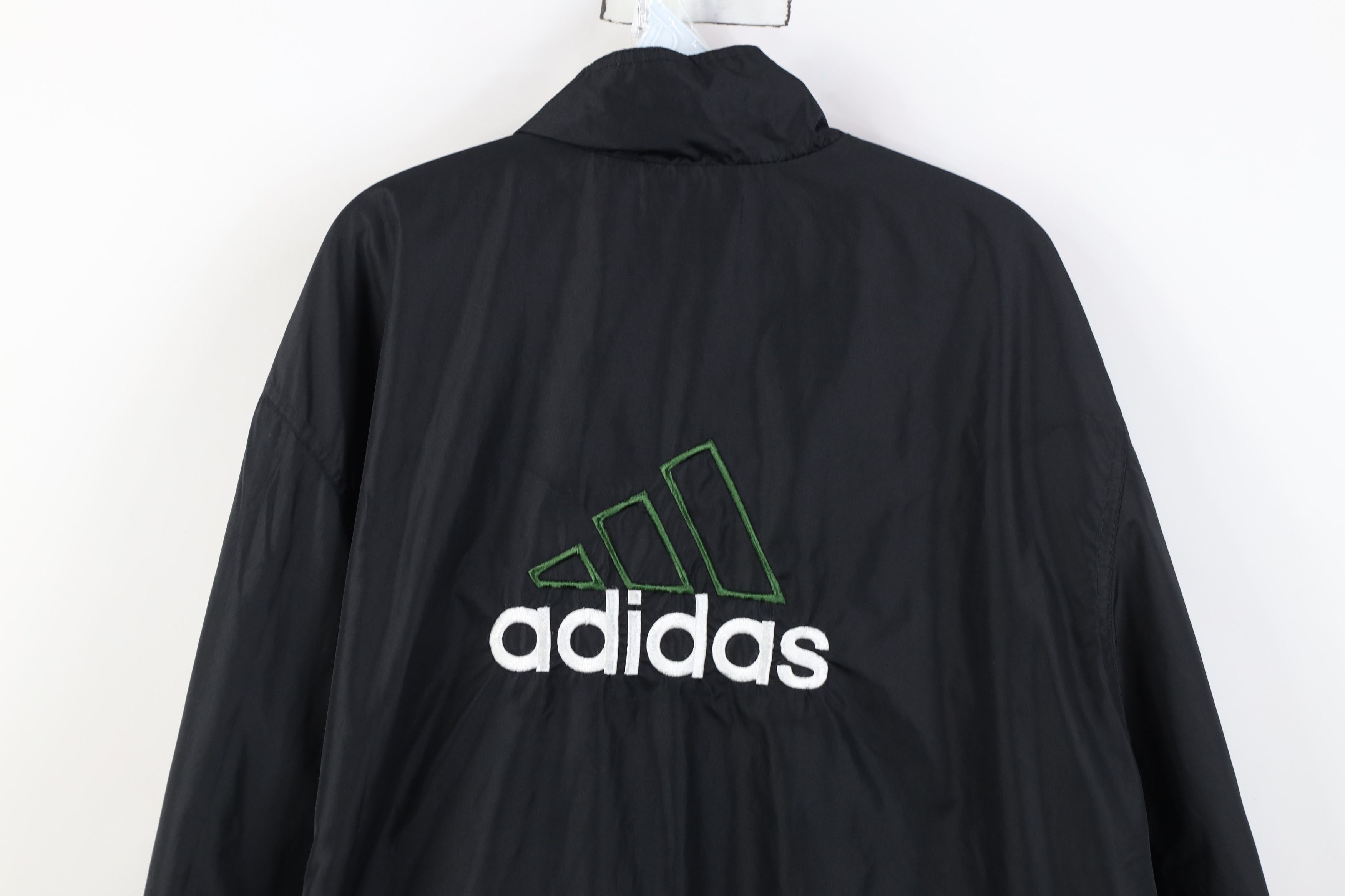 Adidas Vintage 90s Adidas Big Logo Full Zip Windbreaker Jacket Size US L / EU 52-54 / 3 - 14 Thumbnail