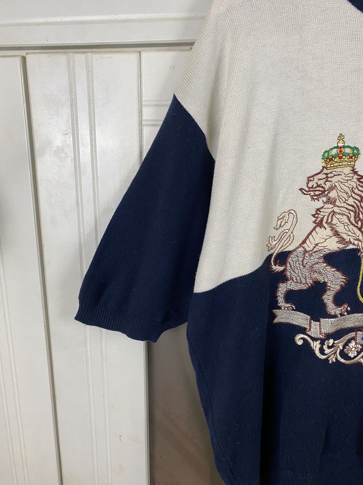 Vintage ✅️Vintage Knitwear Big Logo Size US L / EU 52-54 / 3 - 6 Thumbnail