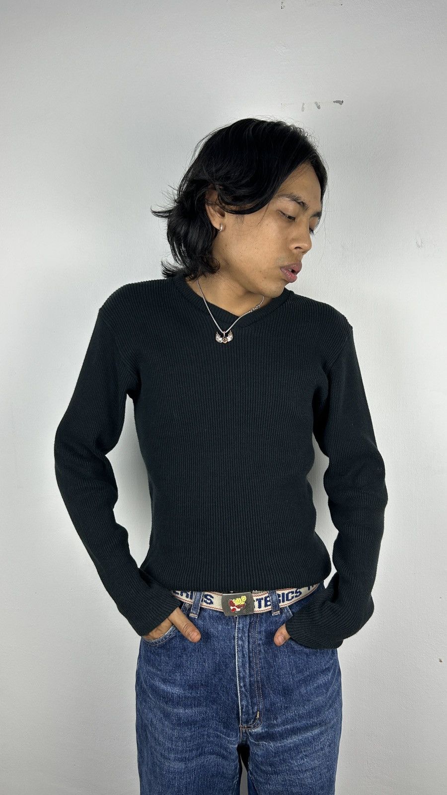 Japanese Brand × PPFM × Vintage PPFM - Longsleeve V-Neck Size US M / EU 48-50 / 2 - 6 Thumbnail