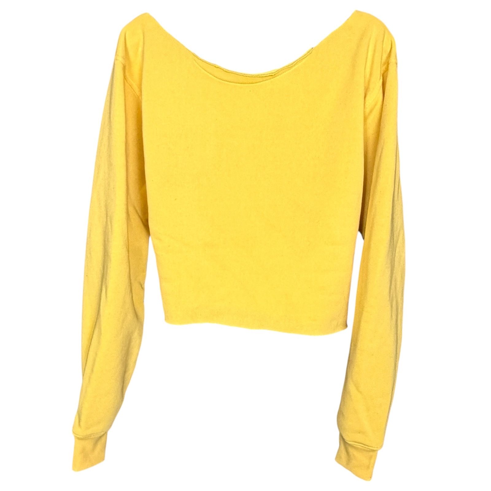 Gildan Montauk NY Spellout Graphic Off The Shoulder Sweatshirt XL Size XL / US 12-14 / IT 48-50 - 6 Thumbnail