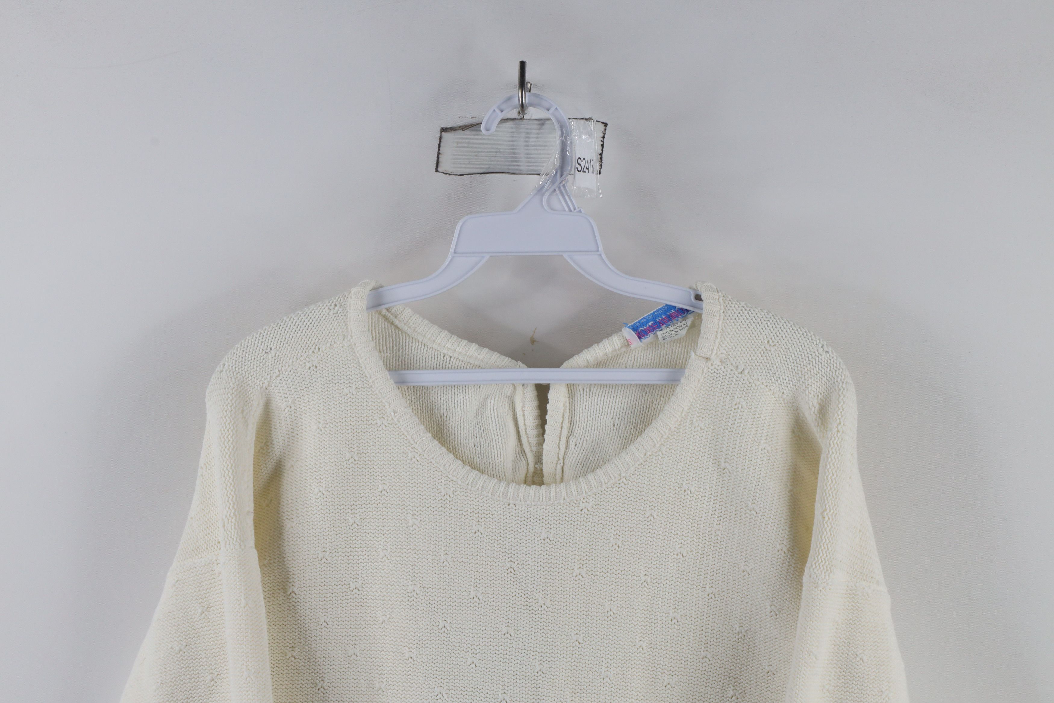 Vintage Vintage 90s Streetwear Back Button Knit Sweater USA Size M / US 6-8 / IT 42-44 - 2 Thumbnail