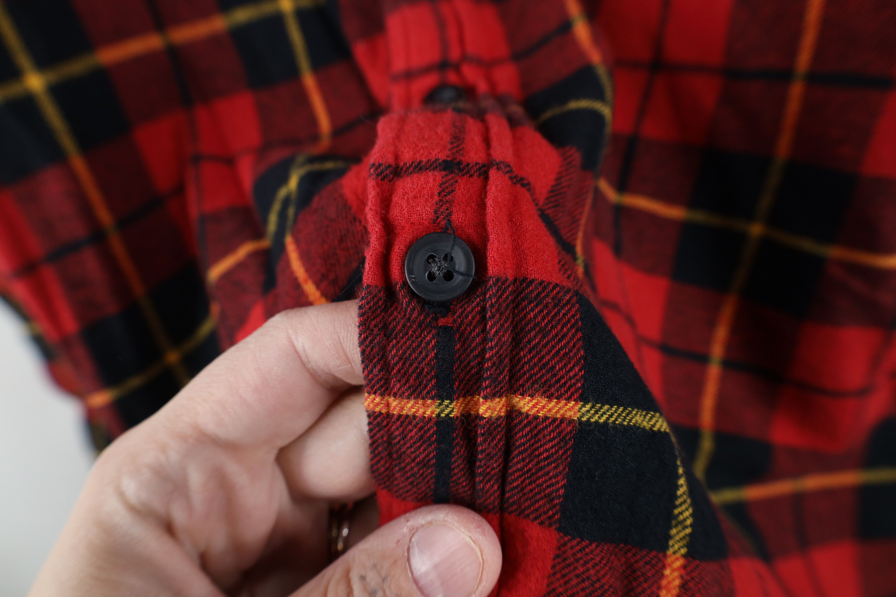 J.Crew Vintage Y2K J Crew Flannel Collared Button Shirt Red Plaid Size US L / EU 52-54 / 3 - 6 Thumbnail