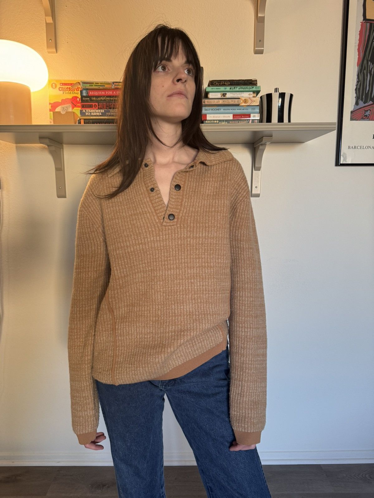 Eckhaus Latta Eckhaus Latta Collared Rib Sweater Size US S / EU 44-46 / 1 - 2 Thumbnail