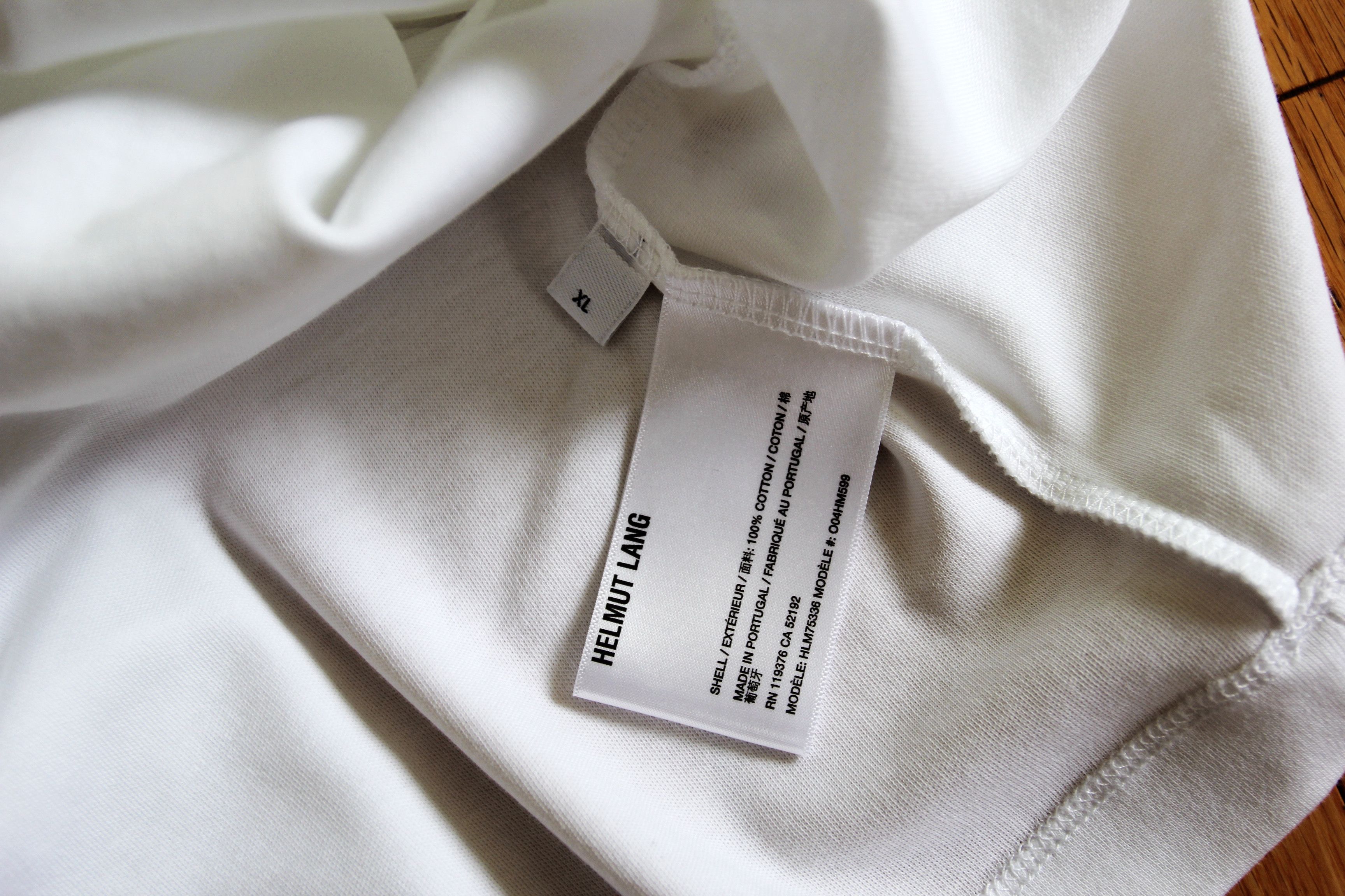 Helmut Lang BNWT SS25 HELMUT LANG LOGO OV TEE TSHIRT XL Size US XL / EU 56 / 4 - 9 Thumbnail