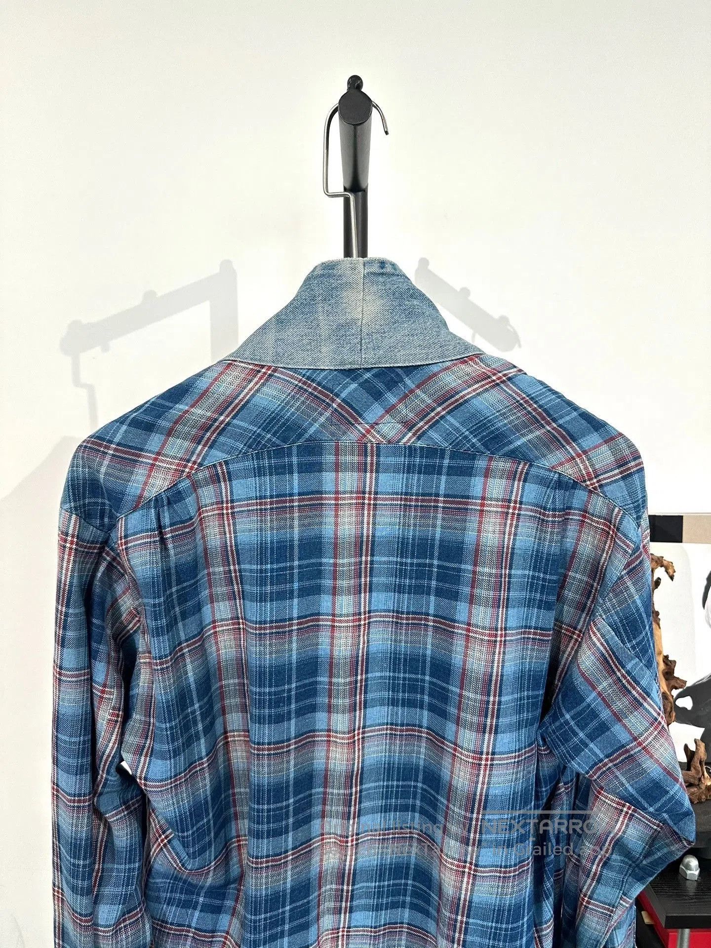Greg Lauren Greg Lauren Denim Patchwork Robe Coat. Size US L / EU 52-54 / 3 - 4 Thumbnail