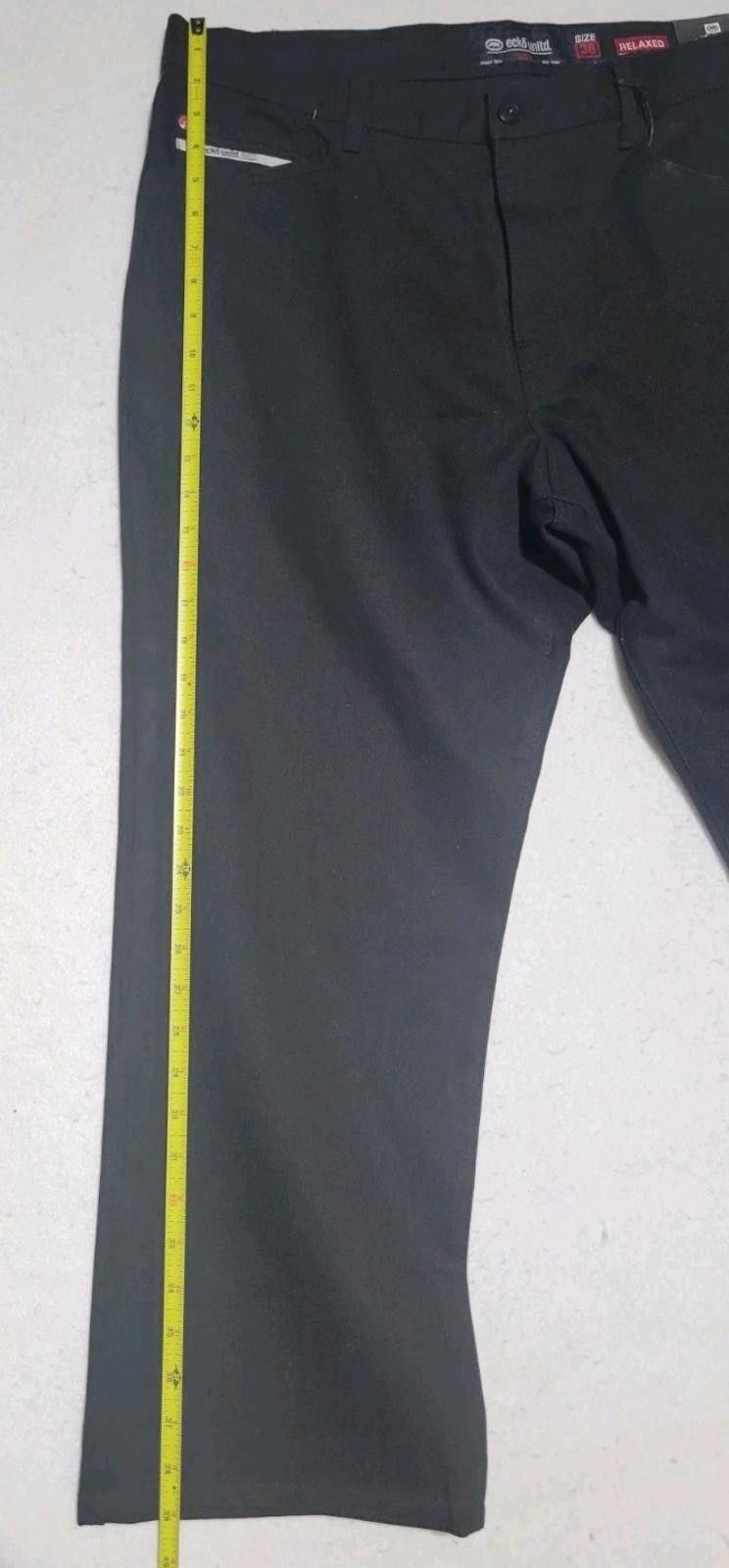Ecko Unltd. Ecko Unltd 759 Relaxed Baggy Jeans 38x32 Black Denim NWT Size US 38 / EU 54 - 7 Thumbnail