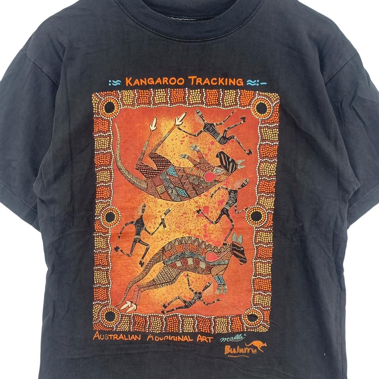 Vintage Vintage BELURRU AUSTRALIAN ABORIGINAL Art Tee Shirt Size XXL / US 16-18 / IT 52-54 - 3 Thumbnail
