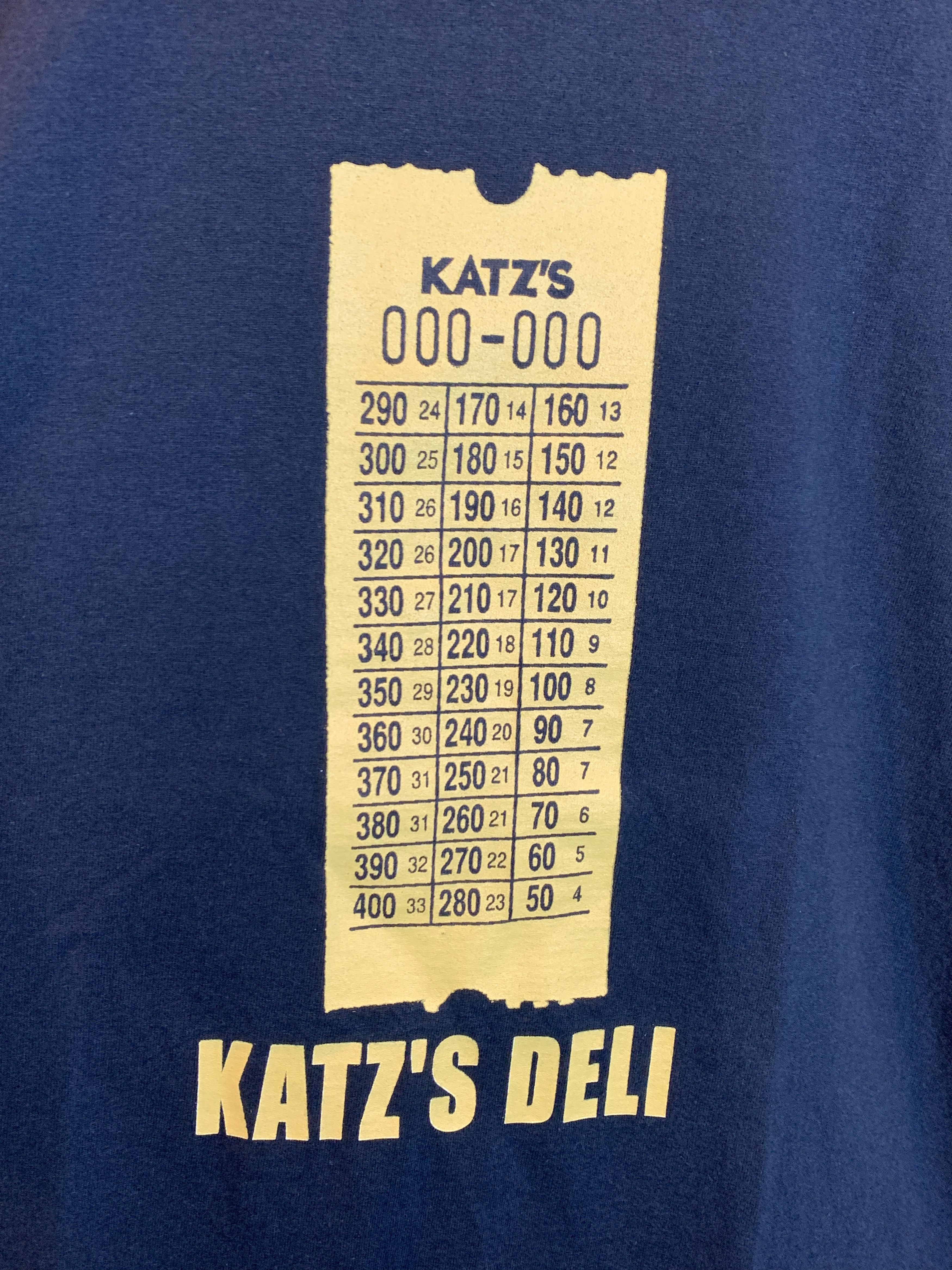 Vintage RARE Vintage 90s Katz’s Deli Art NYC Brisket Pastrami Shirt Size US M / EU 48-50 / 2 - 3 Thumbnail