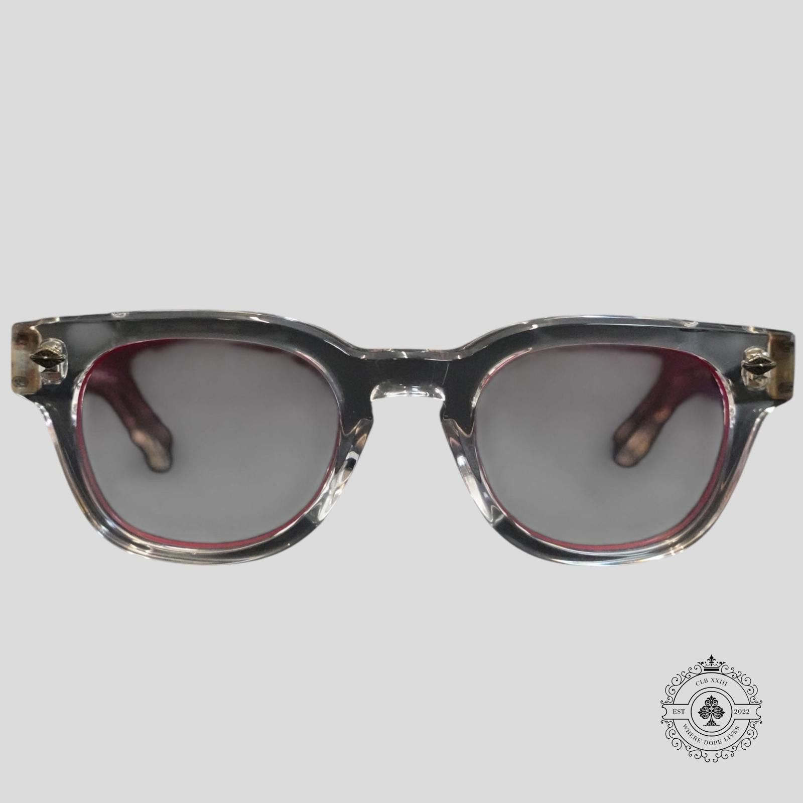 Chrome Hearts Chrome Hearts Jenna Tail Yea Glasses in Clear/Silver Size ONE SIZE - 2 Thumbnail