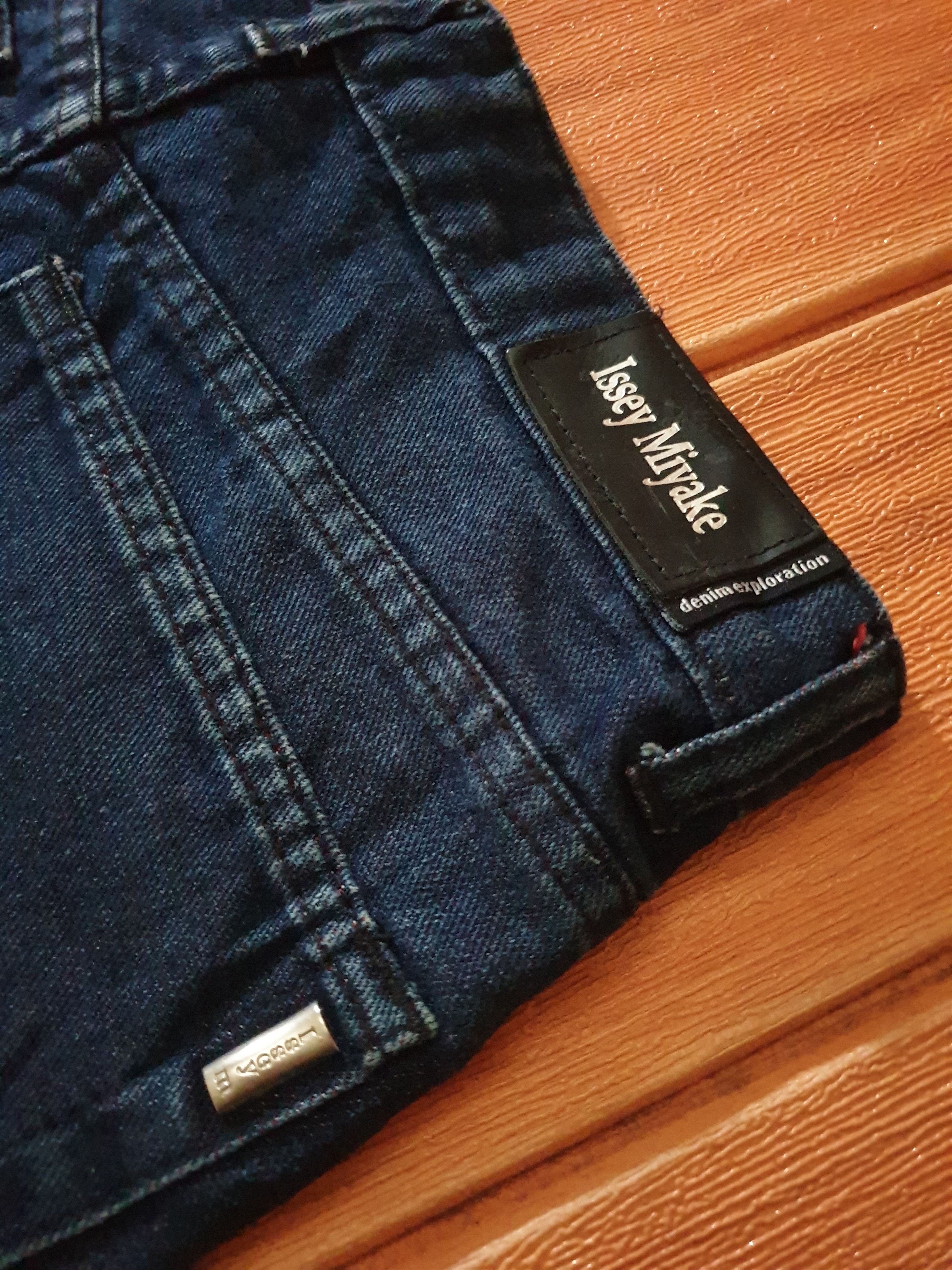Japanese Brand Issey miyake Japanese Brand denim pant Size US 29 - 4 Thumbnail