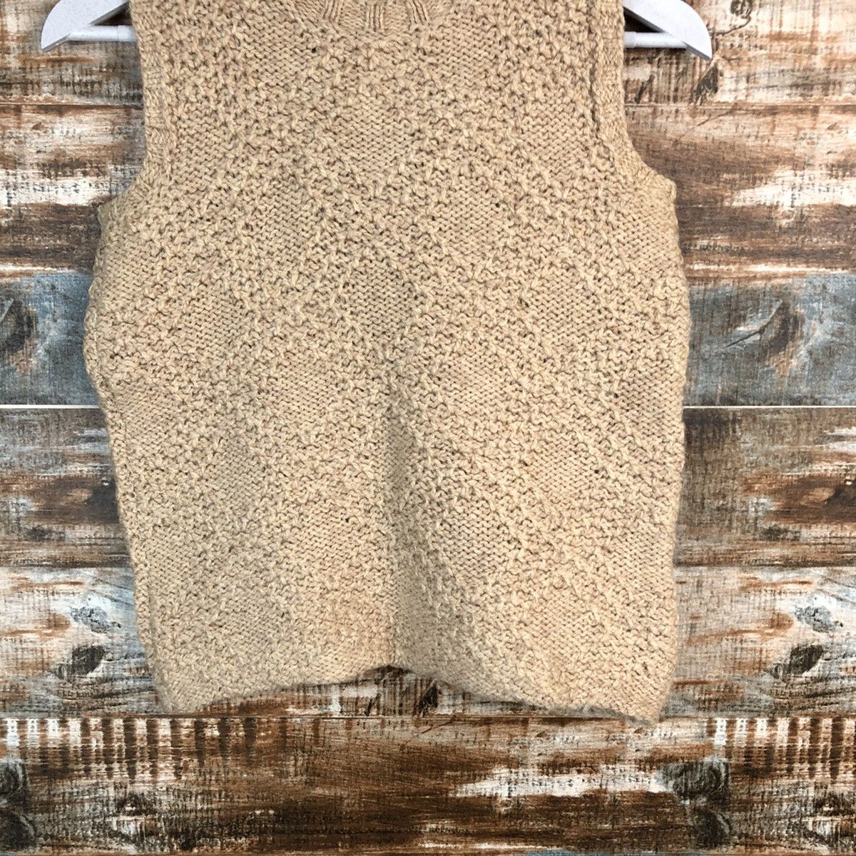 Homespun Knitwear × Japanese Brand Julie Skarland Brown Vest Knitwear #A1664 Size XS / US 0-2 / IT 36-38 - 6 Thumbnail
