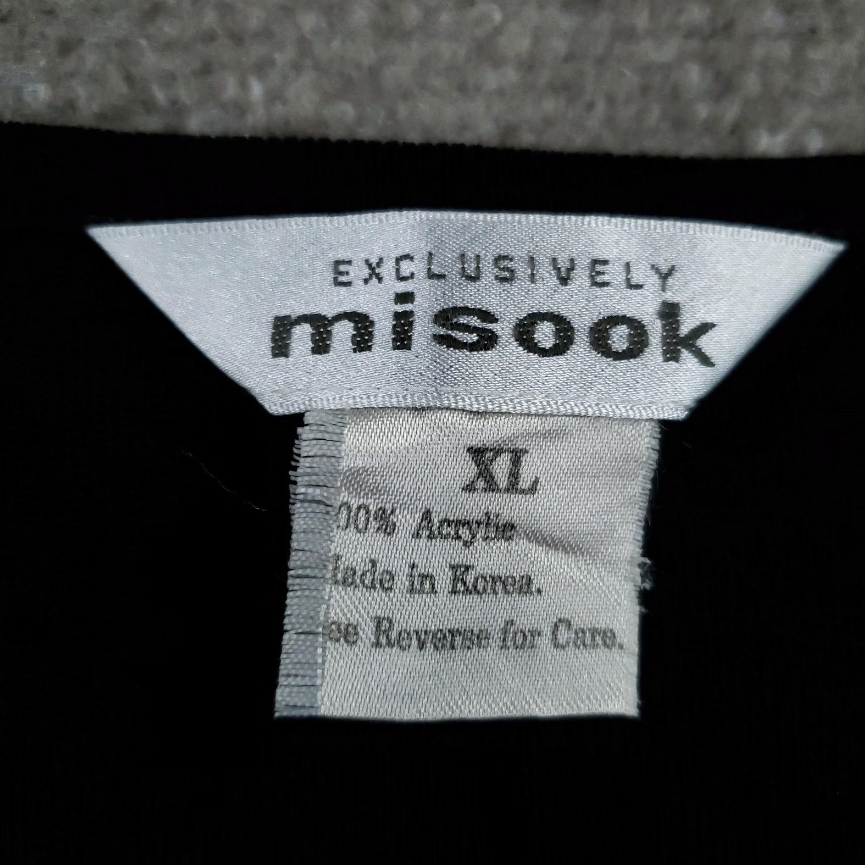 Vintage Misook Dress Womens XL Black Sleeveless Knit Shift Sheath Little Black Classic Size XL / US 12-14 / IT 48-50 - 6 Thumbnail