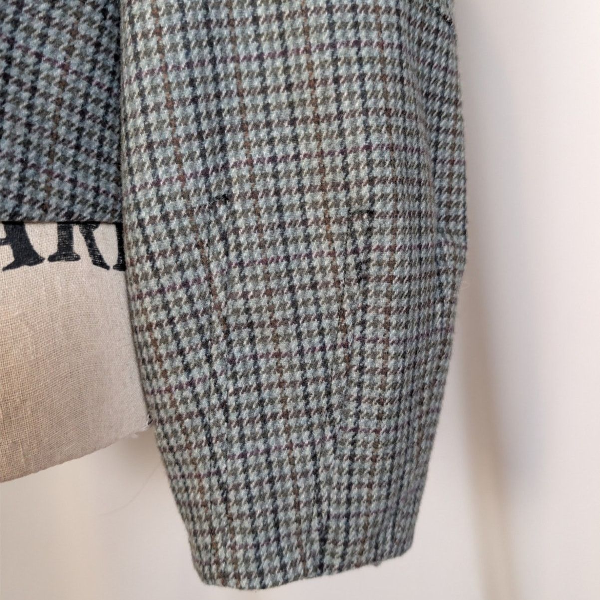Veronica Beard Veronica Beard Sybille Cropped Houndstooth Wool Blend Blazer Size M / US 6-8 / IT 42-44 - 15 Thumbnail