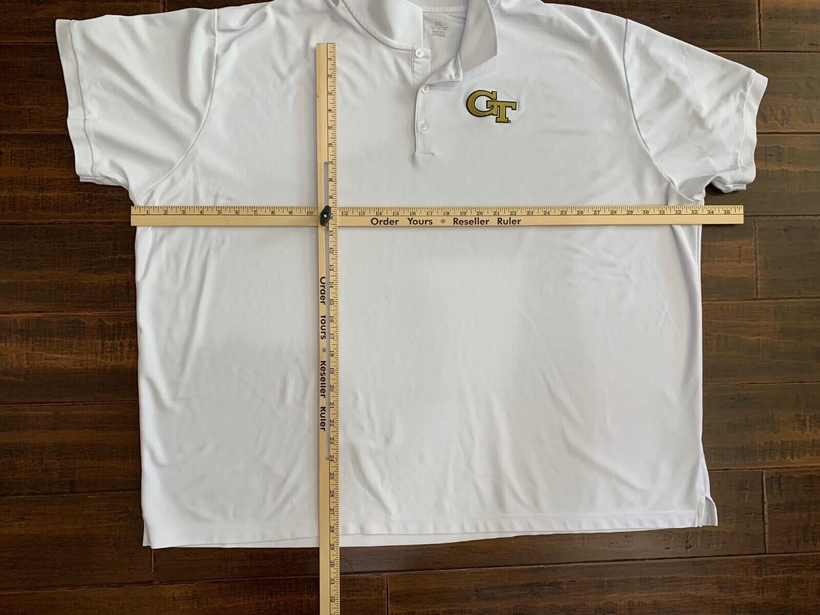 Hi Tec Georgia Tech 5XL Men's Polo Shirt Size US XXL / EU 58 / 5 - 4 Thumbnail