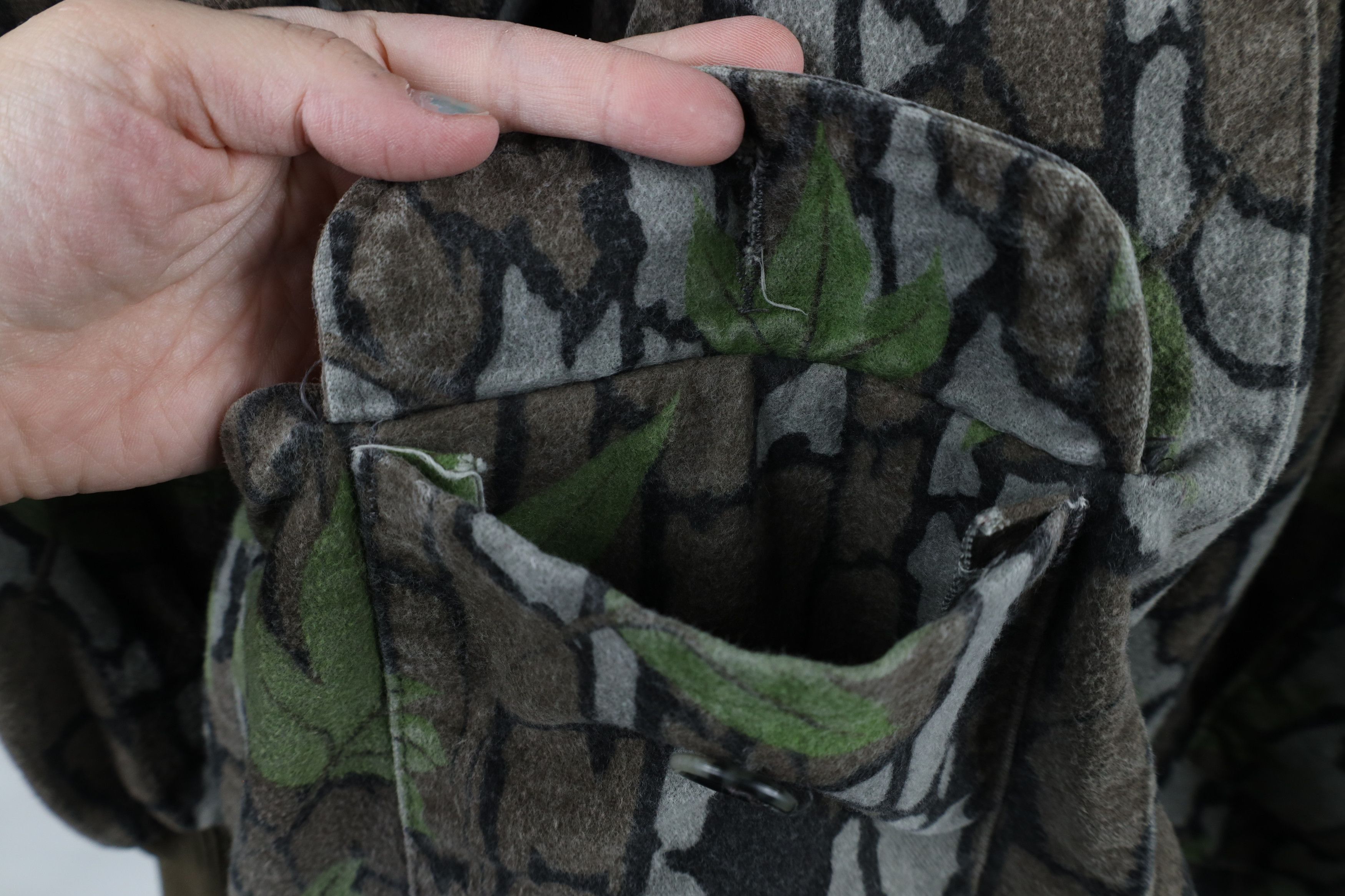 Vintage Vintage 90s Streetwear Camouflage Chamois Cloth Jacket USA Size US XXL / EU 58 / 5 - 9 Thumbnail