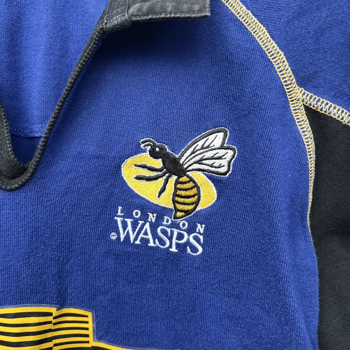 Canterbury of New Zealand T-Shirt Jersey Rugby England London Wasps Vintage Size US L / EU 52-54 / 3 - 3 Thumbnail