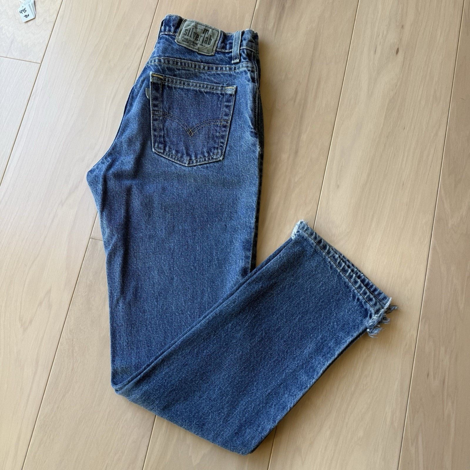 Levi's × Vintage Vintage Levis Silver Tab Jeans 28 Blue Medium Wash 90s Size 28" / US 6 / IT 42 - 11 Thumbnail
