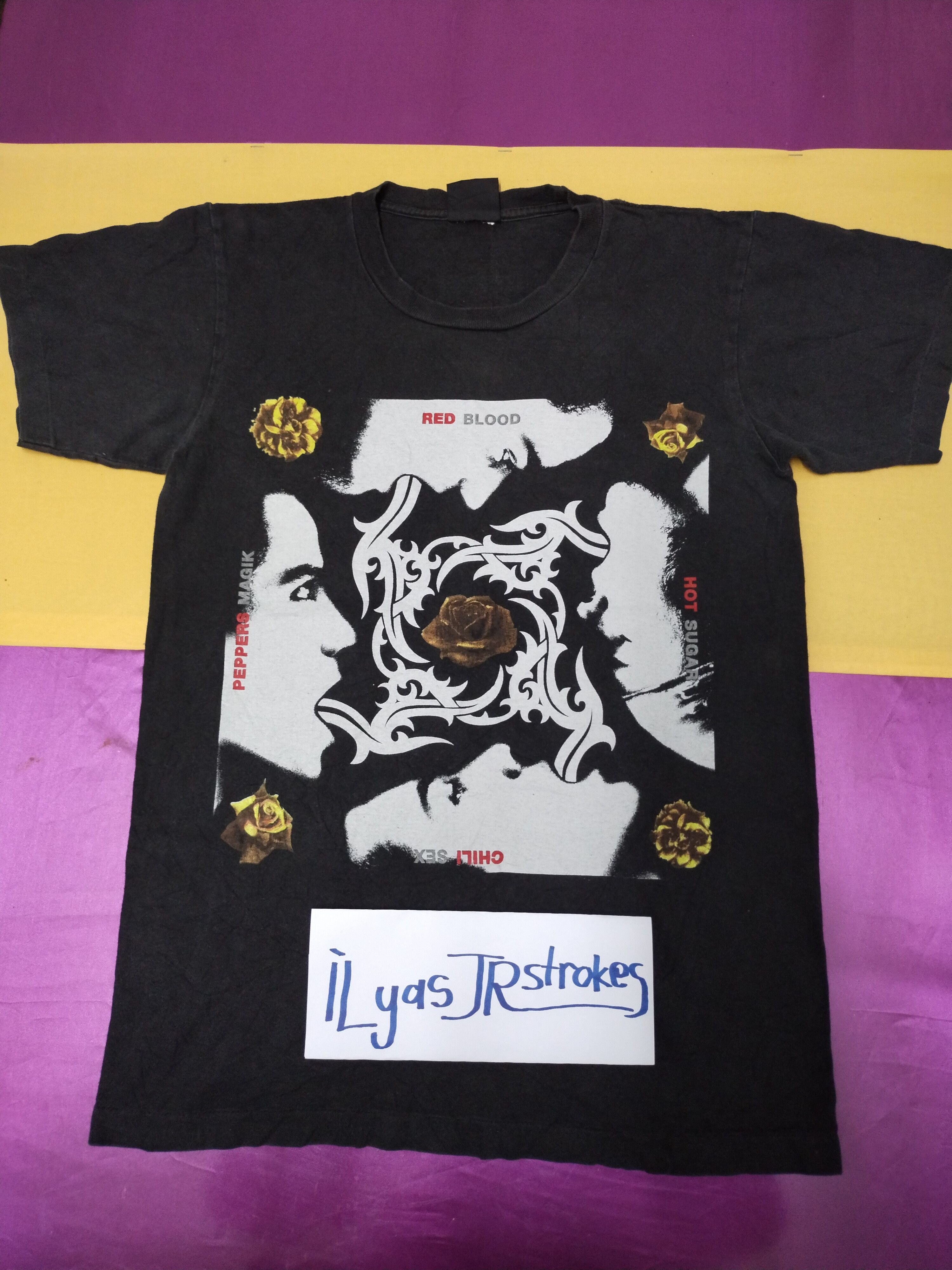 Band Tees Vintage 90's RHCP Blood Sugar Sex Magik Bootleg Tee Size US S / EU 44-46 / 1 - 12 Thumbnail