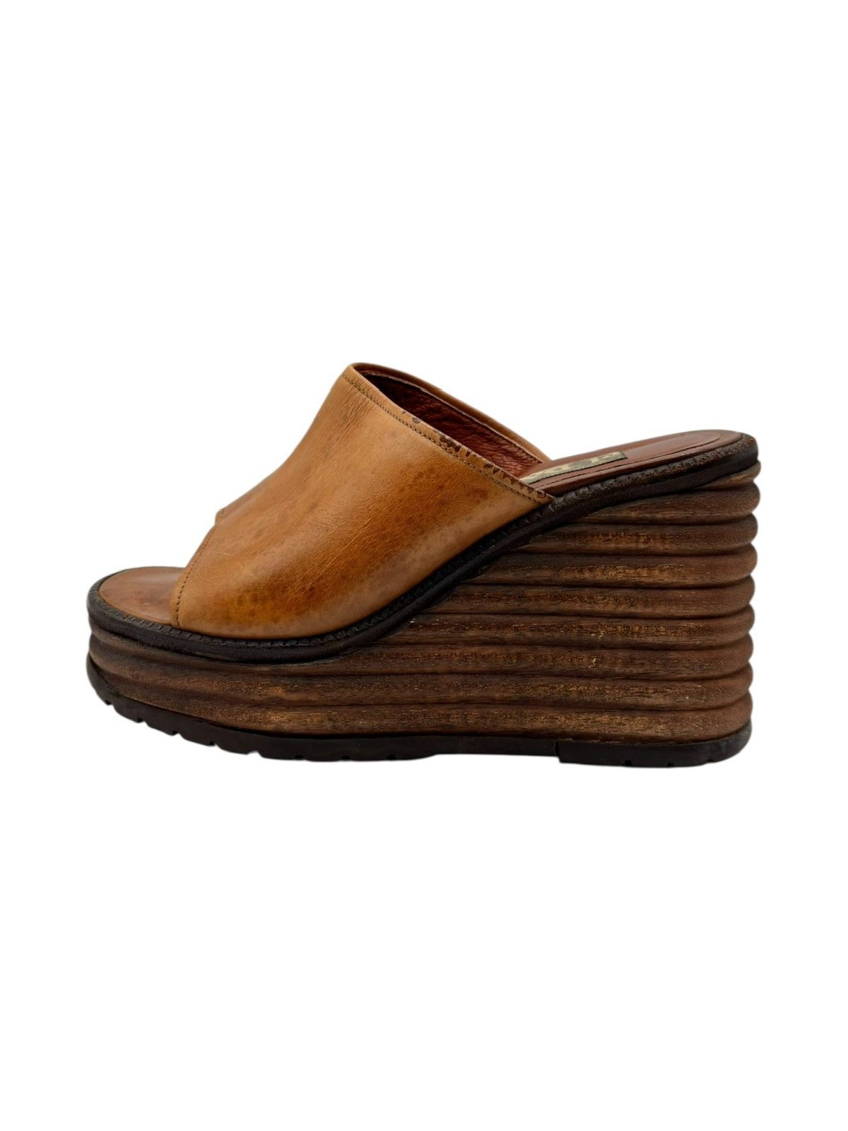 Cowboy Equipment Vintage El Dantes brown block platform sandals Size 36 Size US 6 / IT 36 - 7 Thumbnail