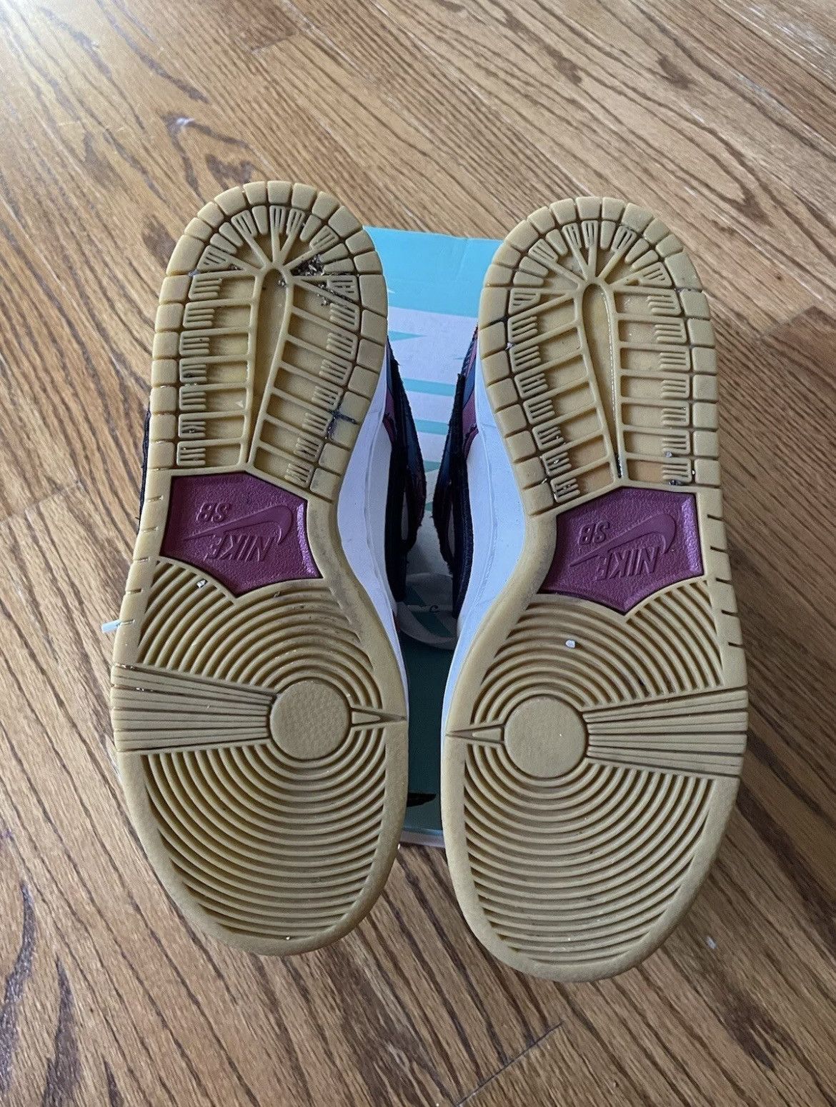 Nike × Parra Nike Dunk Low Pro SB x Parra Abstract Art 2021 Size US 5.5 / IT 35.5 - 3 Thumbnail