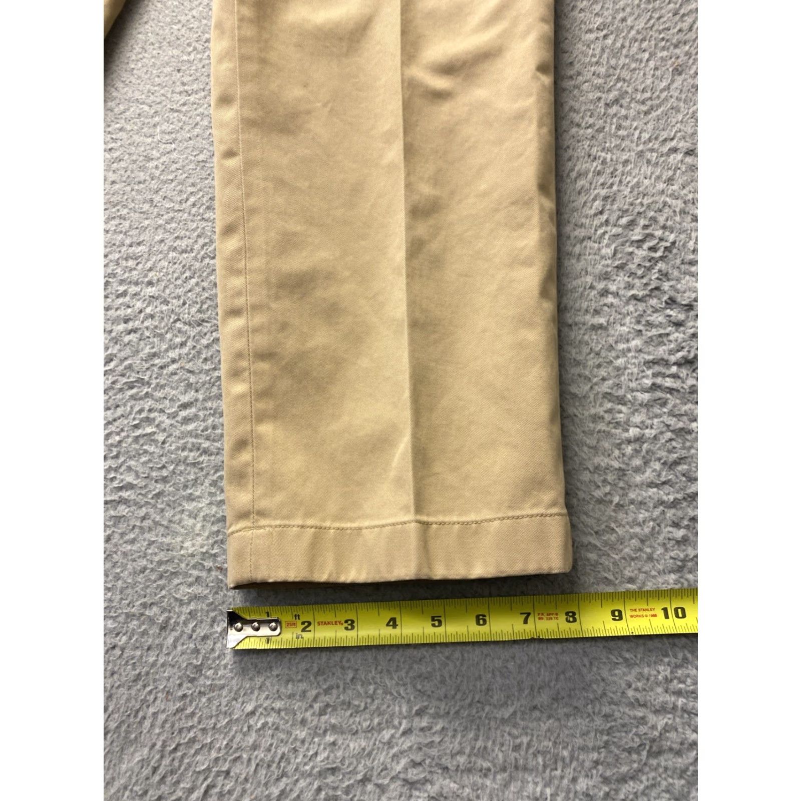 Brooks Brothers Brooks Brothers Mens Chino Pants 38x30 Tan Cotton Wool Regular Flat Front Medium Rise Casual Mens Size US 38 / EU 54 - 5 Thumbnail