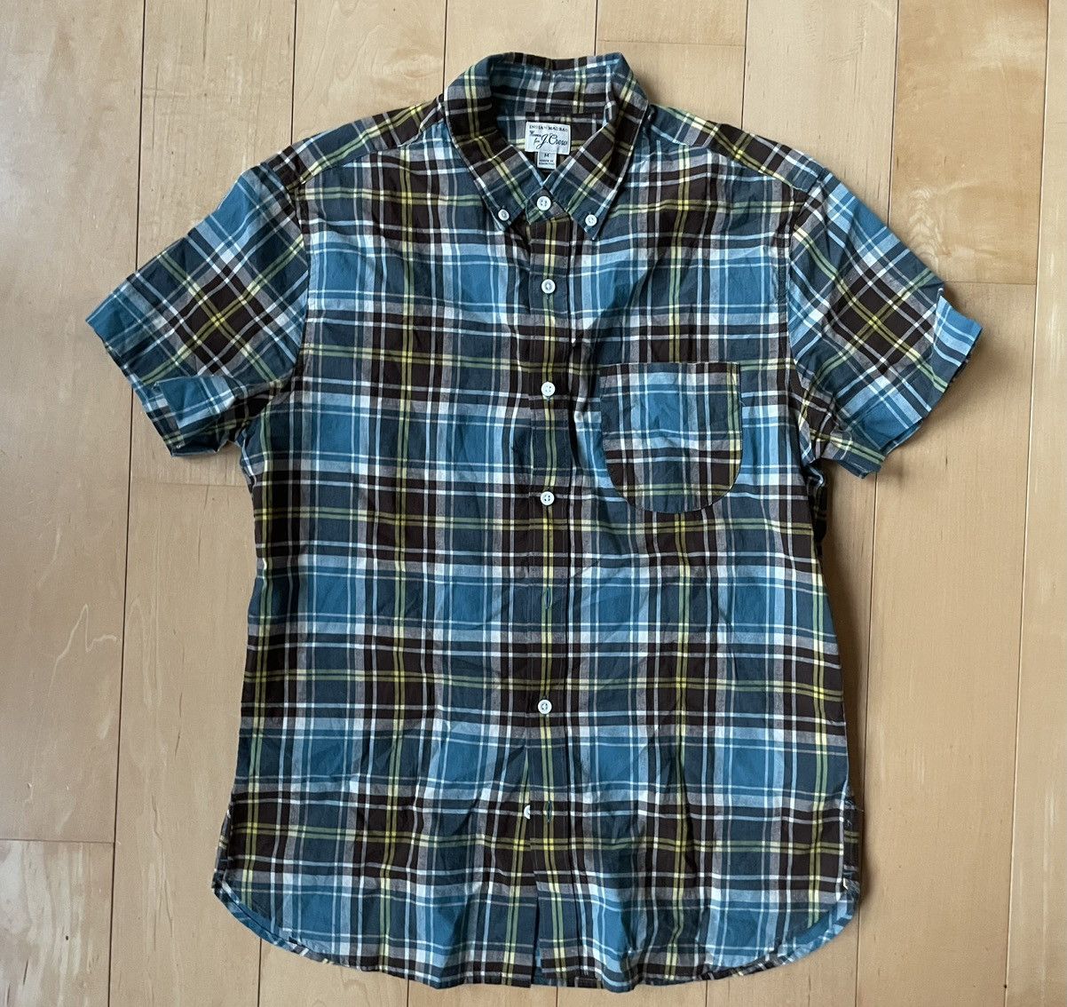 J.Crew Indian madras SS Size US M / EU 48-50 / 2 - 2 Thumbnail