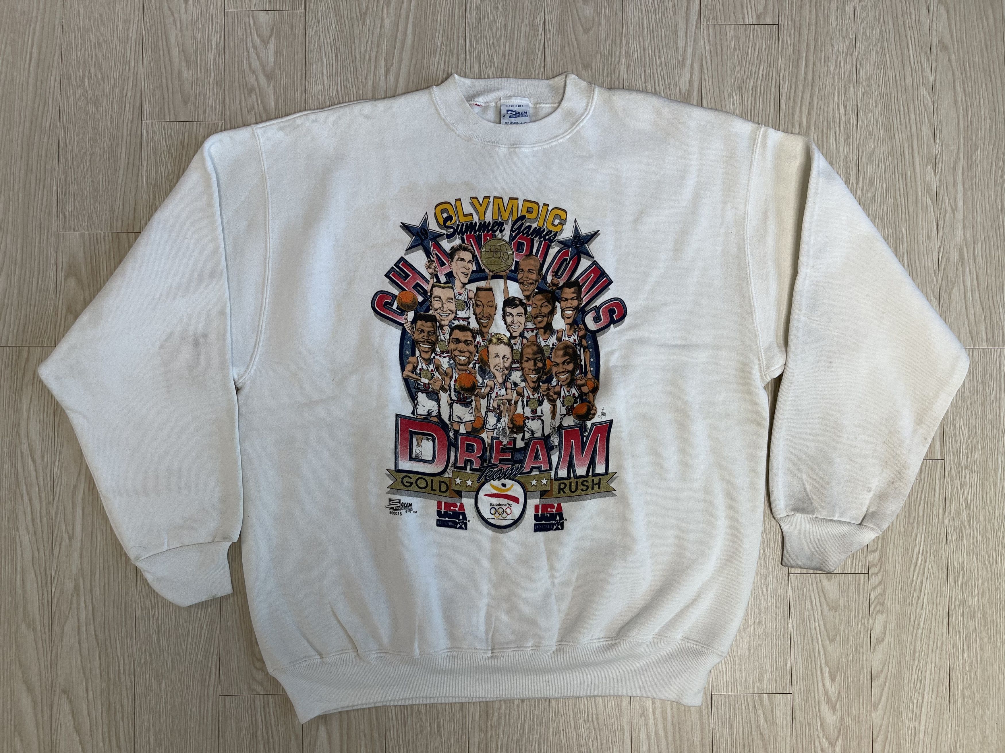 NBA 1992 Dream Team Basketball Olympics USA Edition 90Sweatshirt Size US L / EU 52-54 / 3 - 1 Thumbnail