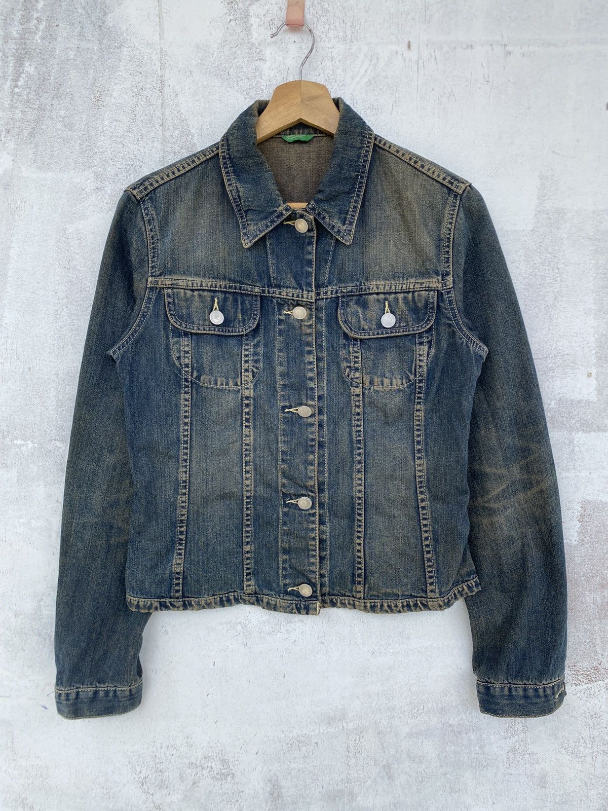 United Colors Of Benetton United Colors of Benetton Denim Jacket Size S / US 4 / IT 40 - 2 Thumbnail