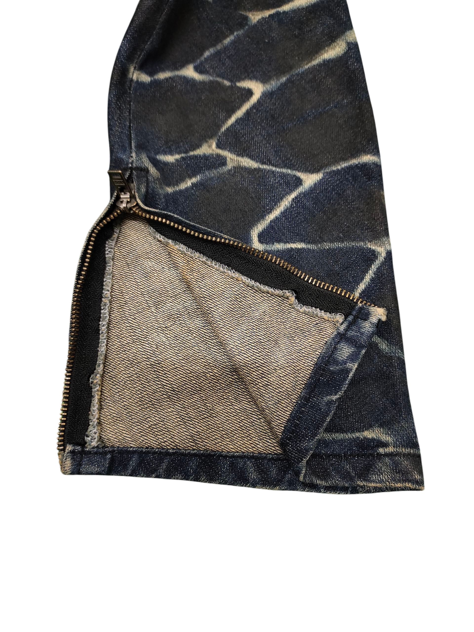 BUFFALO BOBS Buffalo Bobs Japan Clawmark Distress Waxed Long Denim Jeans Size US 30 / EU 46 - 10 Thumbnail
