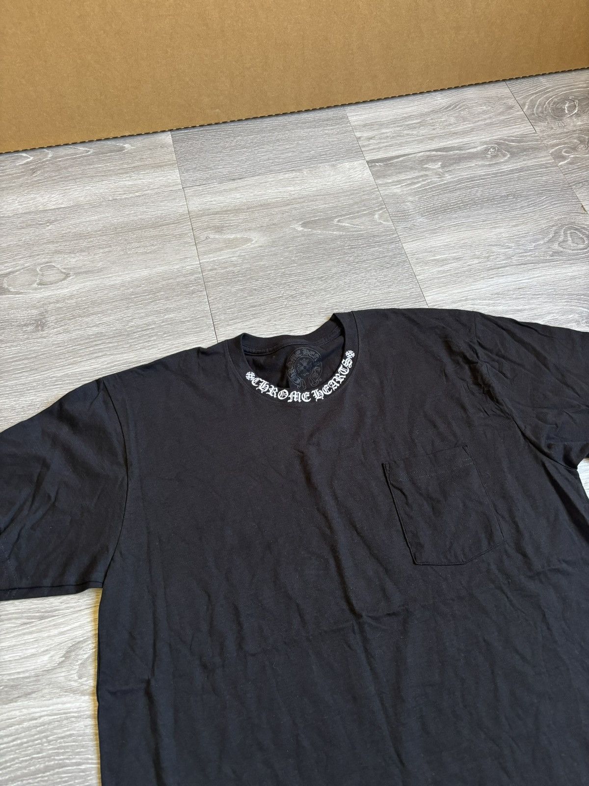 Chrome Hearts Chrome Hearts Black Neck Logo Tee Size US XL / EU 56 / 4 - 3 Thumbnail