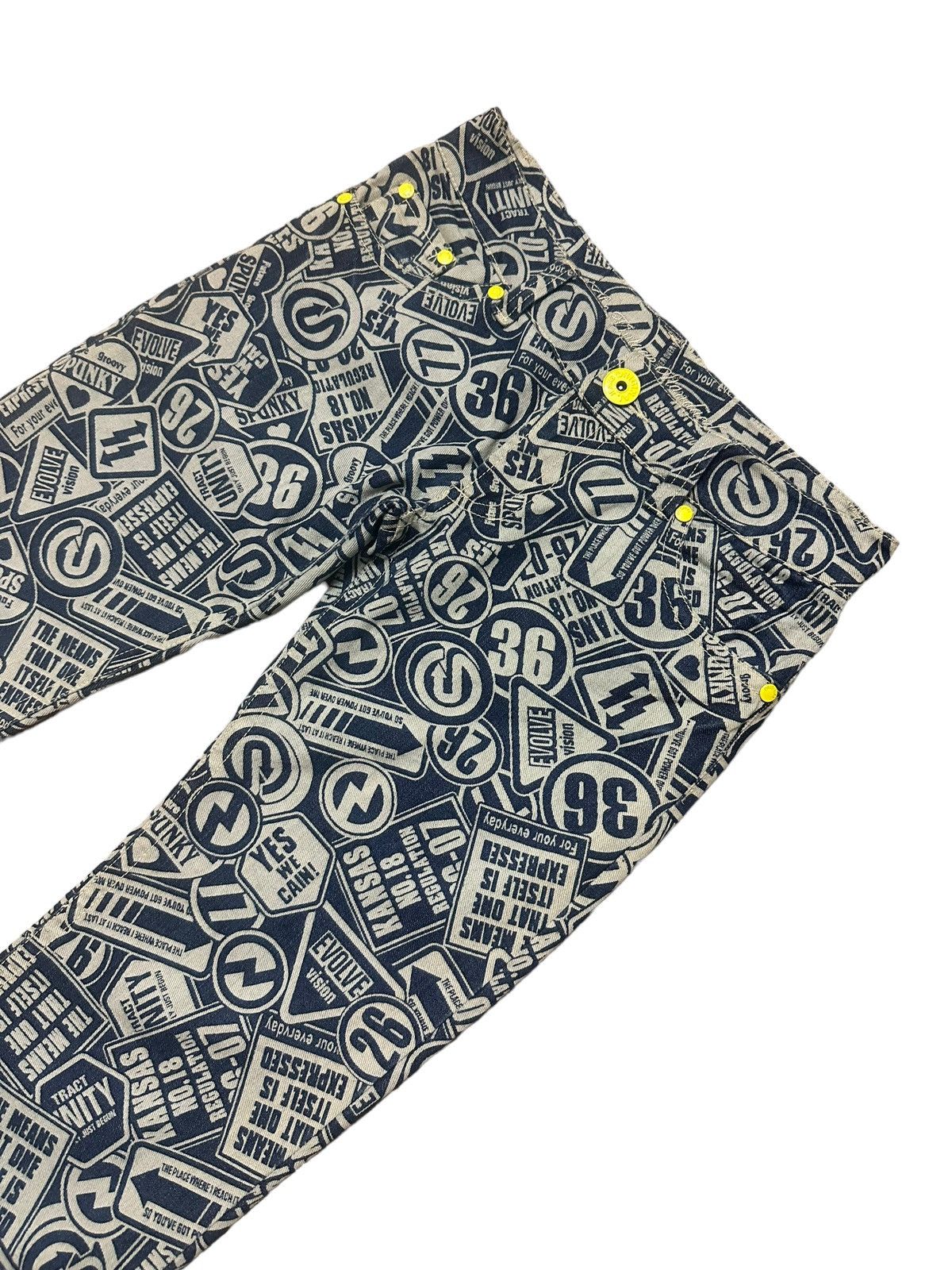Hysteric Glamour 🇯🇵 Original Jeans - Iconic Hysteric Glamour Inspired Pants Size US 32 / EU 48 - 3 Thumbnail