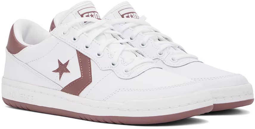 Converse Converse White & Brown Fastbreak Pro Sport Low Top Sneakers Size US 8.5 / EU 41-42 - 1 Thumbnail