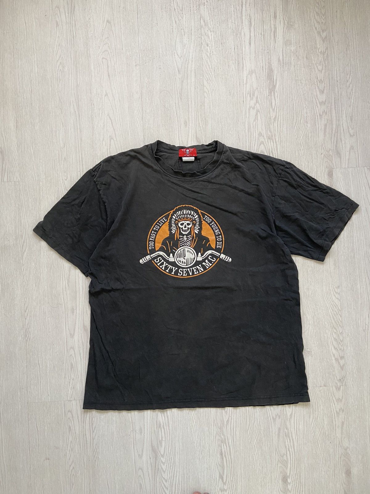 Beauty Beast × Bounty Hunter × Japanese Brand Vintage 1990’s Cream Soda ‘Private Pilot’ Tshirt Size US XL / EU 56 / 4 - 1 Thumbnail