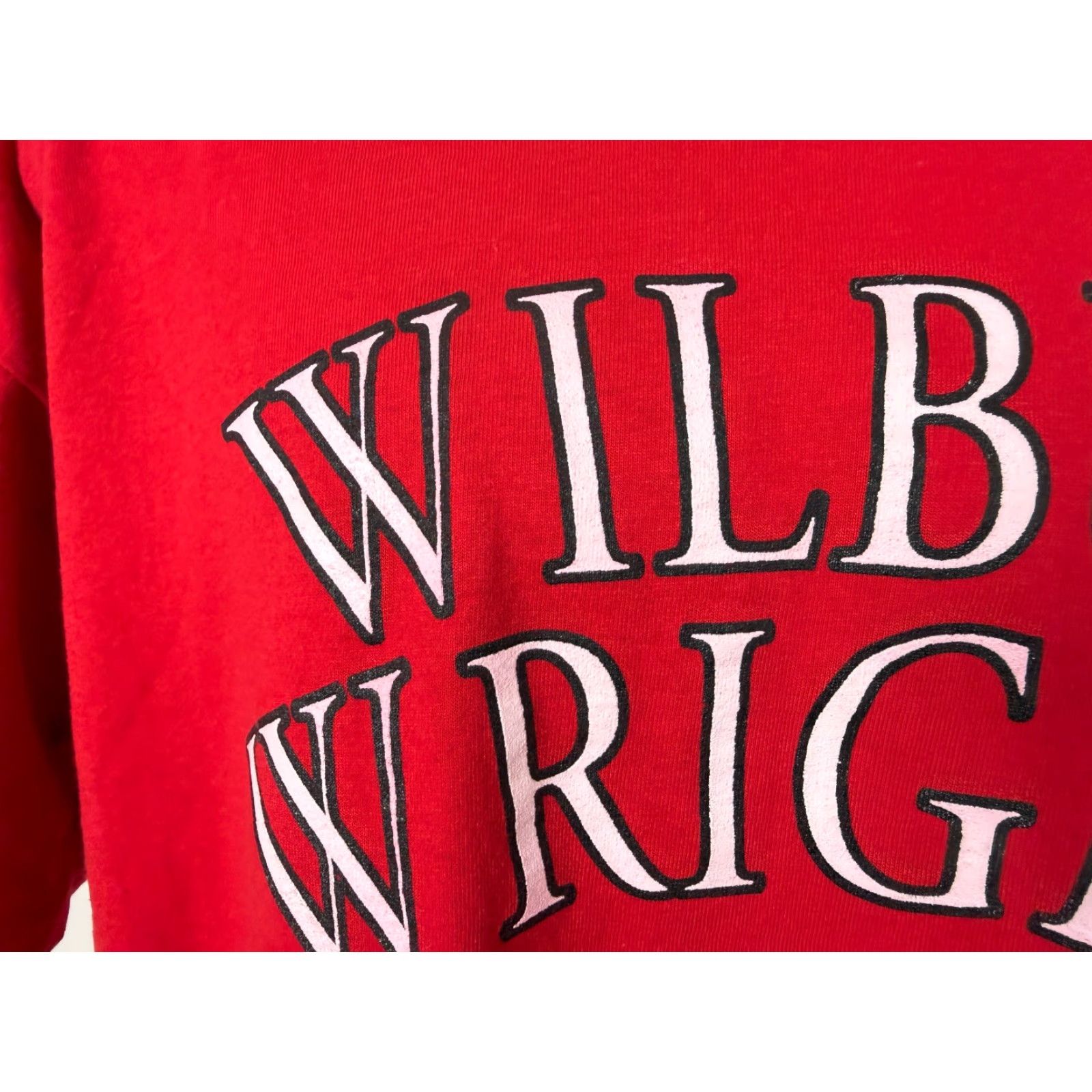Fruit Of The Loom VINTAGE Wright Brothers Shirt XL Men Red 90s T-Shirt Cotton Polyester Wilbur Flight Airplane Made in USA 1990s 90s Transportation Hipster Outdoor Size US XL / EU 56 / 4 - 4 Thumbnail