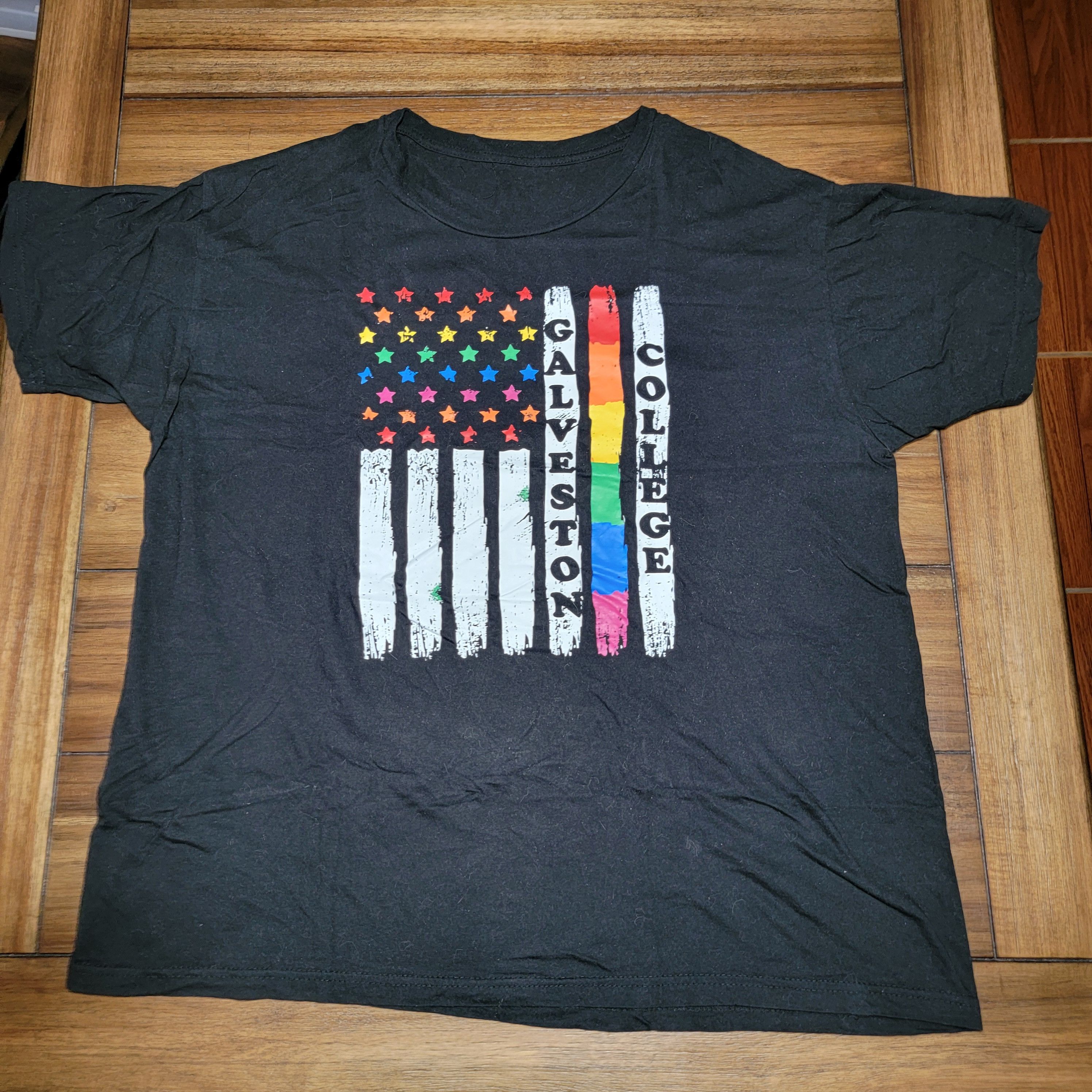 Other Galveston College SS Black Unisex Tee "Pride" - Size XL Size US XL / EU 56 / 4 - 1 Thumbnail