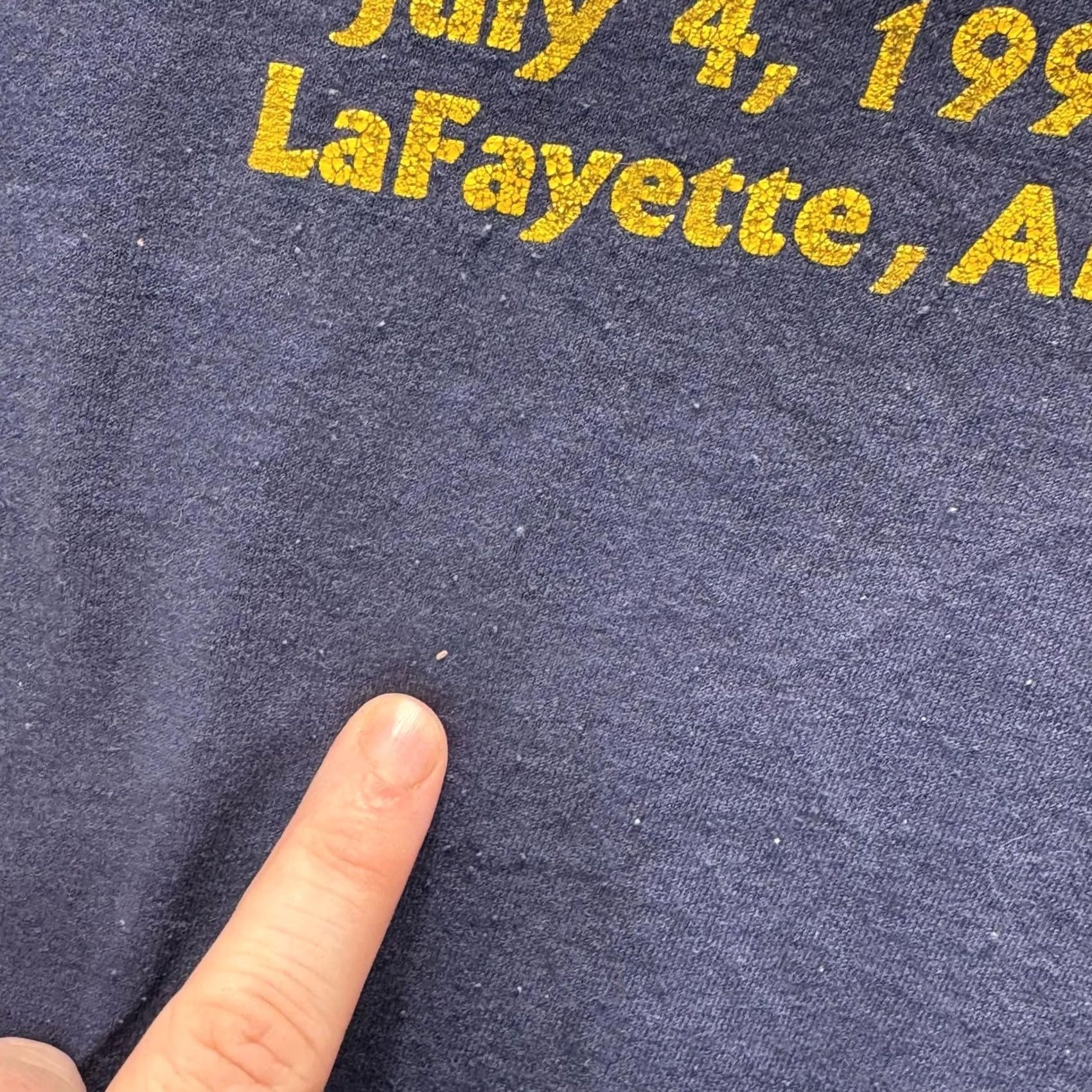 Vintage VINTAGE Mackey Family Reunion Shirt Mens L Blue 1994 26th July 4 Graphic Tee 90s Size US L / EU 52-54 / 3 - 5 Thumbnail
